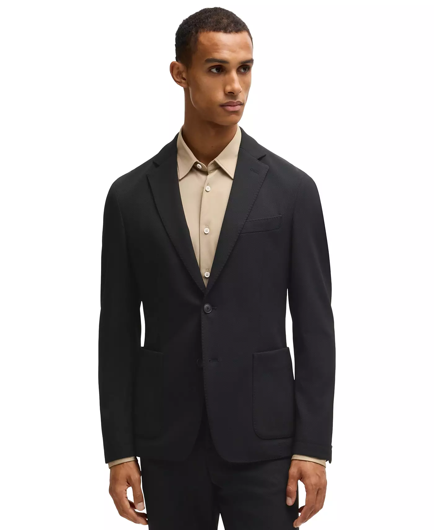 Мужская однобортная куртка Hugo Boss Slim-Fit