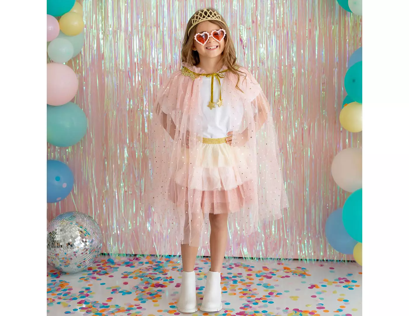 Sweet Wink Girls Розовый Звездный Плащ