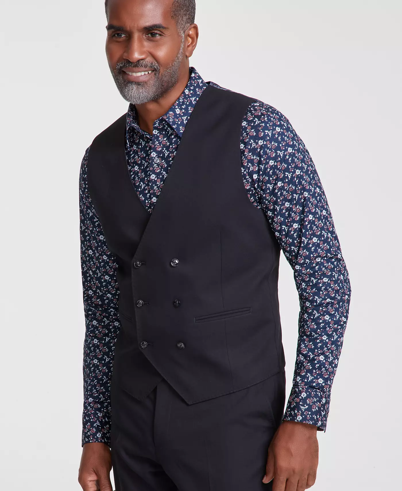 Мужская коллекция Tayion, классический крой, однотонный двубортный костюм, раздельный жилет