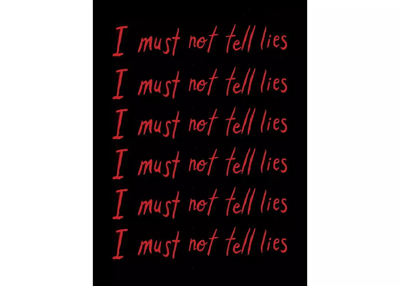 Мужская футболка с надписью «Гарри Поттер, я не должен лгать» с повторяющимся текстом, черная, размер XL