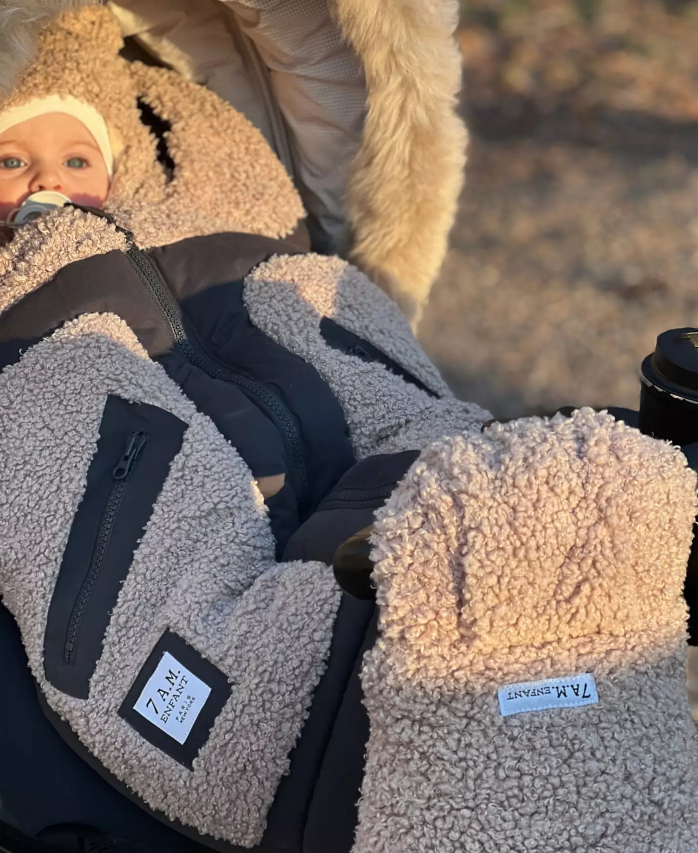 Одеяло с передними карманами 7AM Enfant Baby 212 Evolution