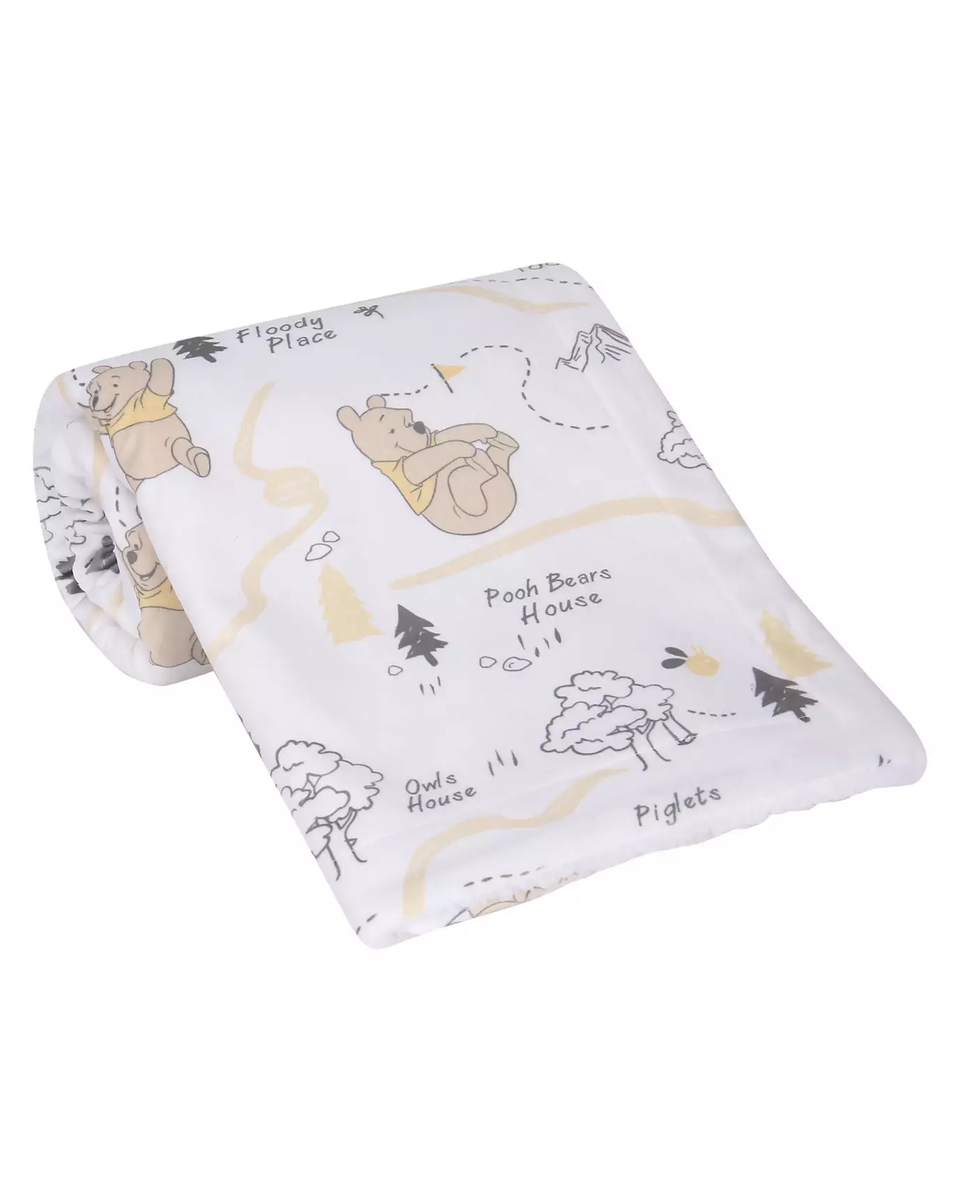 Ягнята и Айви Дисней Малыш Пух и Стоакровый Лес Белое Детское Одеяло