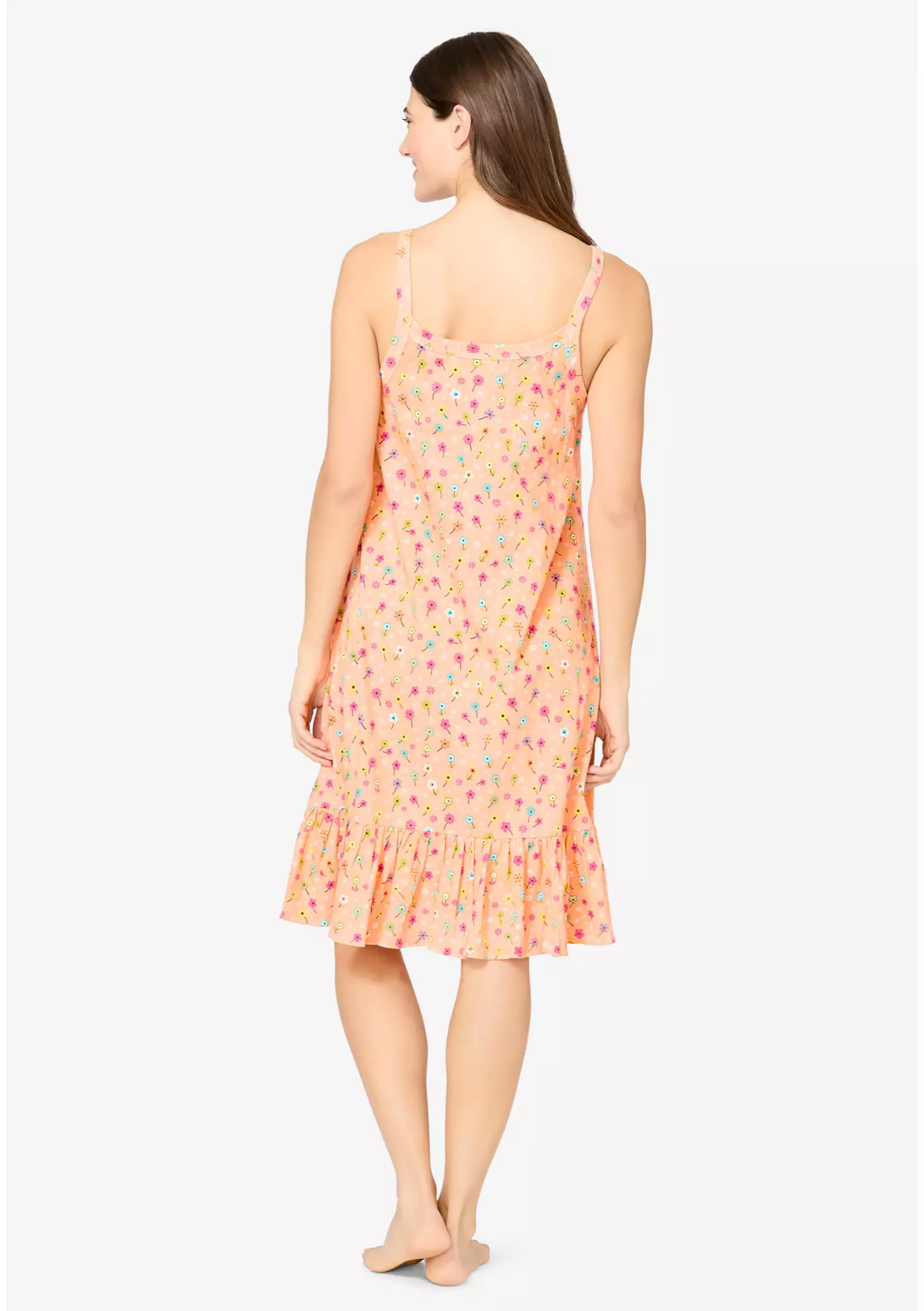 Dreams & Co. Женская трикотажная сорочка без рукавов большого размера для сна