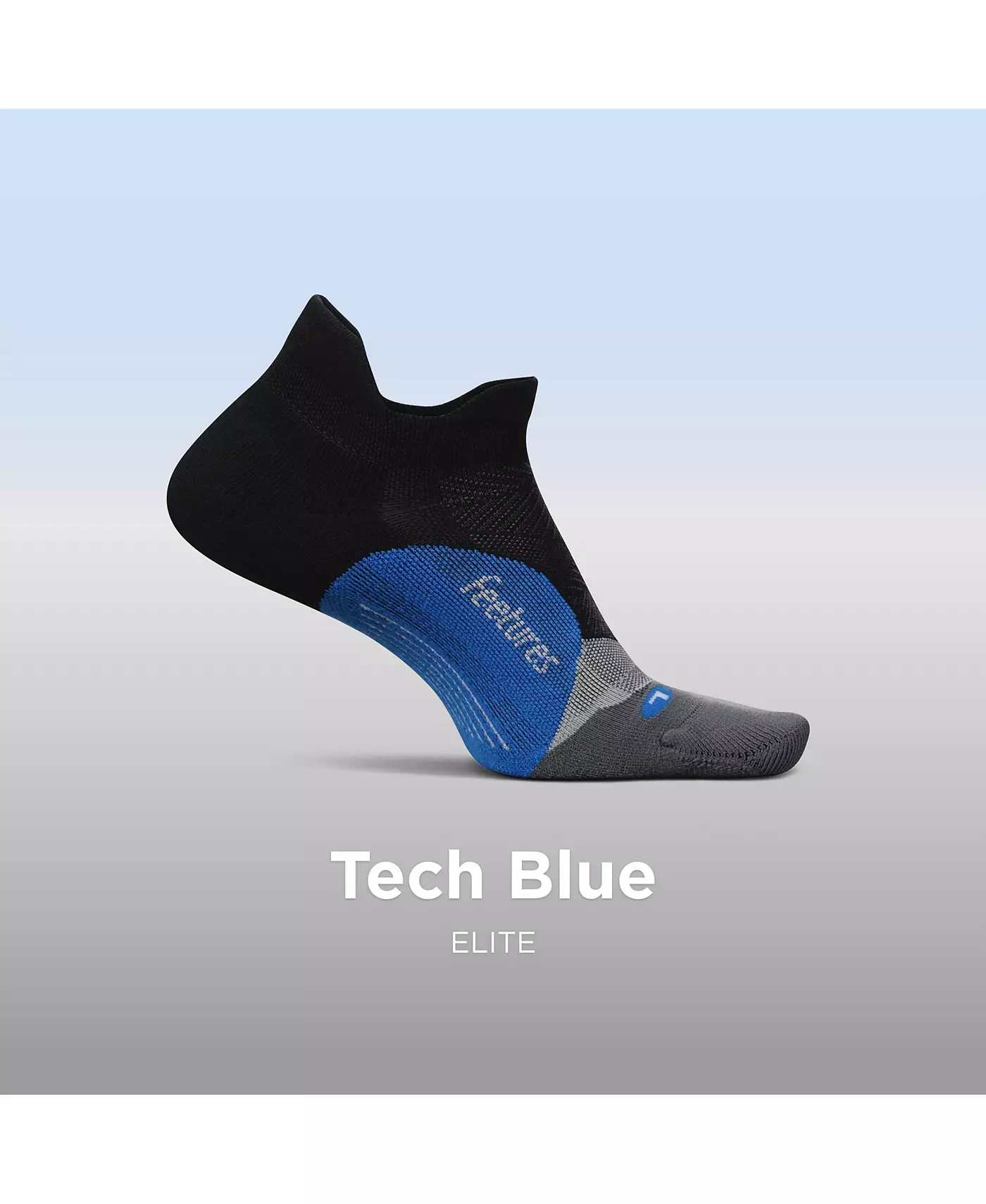 Носки мужские Feetures Elite Light Cushion No Show Tab - Носки для бега для мужчин и женщин - Спортивные компрессионные носки - Влагоотводящие - Маленькие