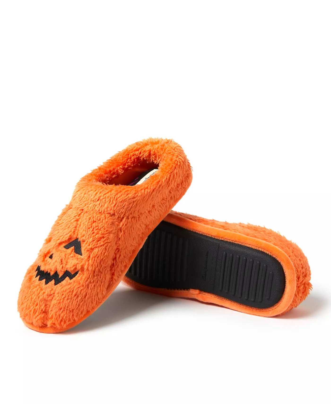 Мужские тапочки-тыквы Dearfoams Unisex Jack-O-Lantern Halloween