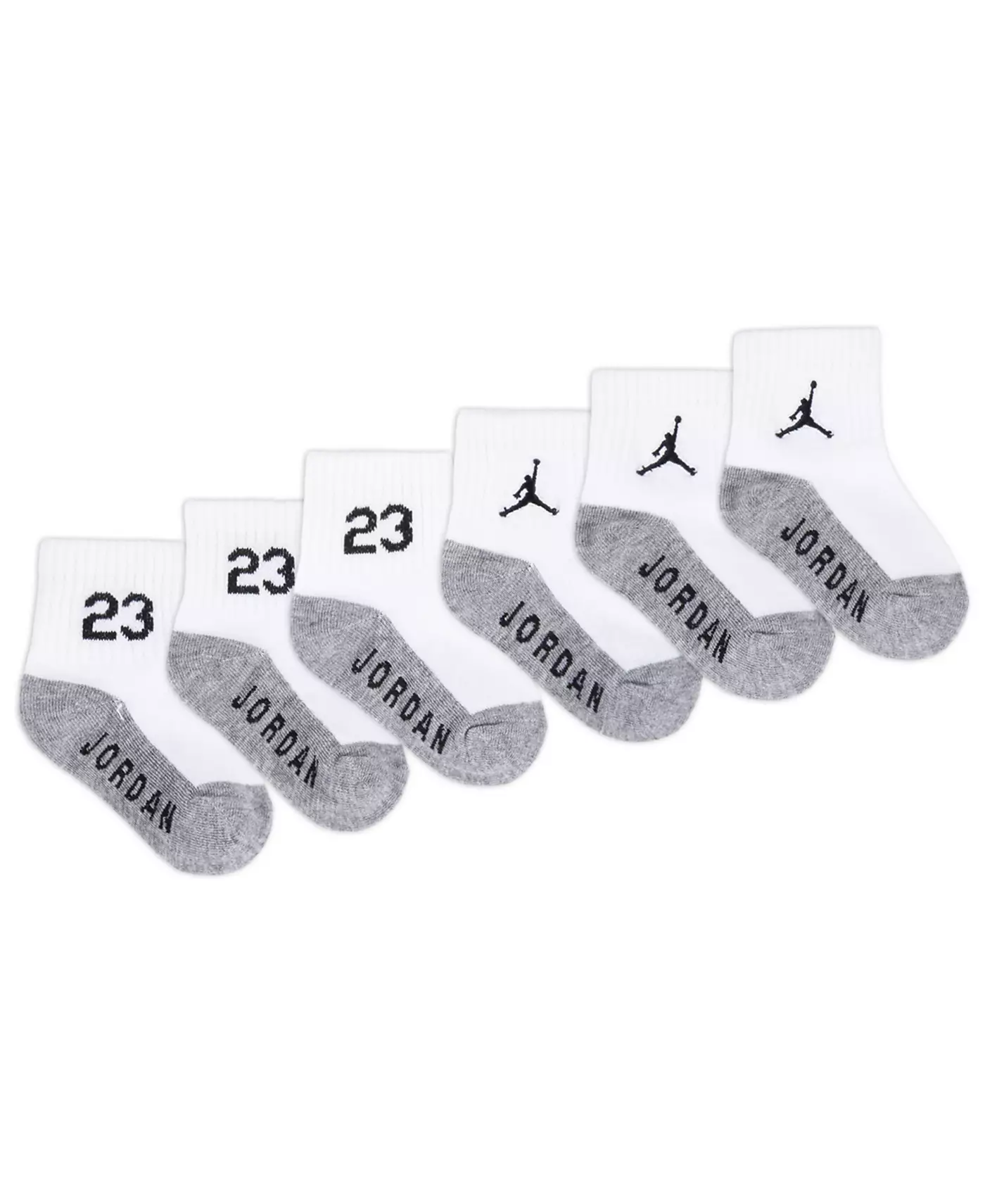 Носки Jordan Core Jumpman для малышей и мальчиков ясельного возраста, упаковка из 6 шт.