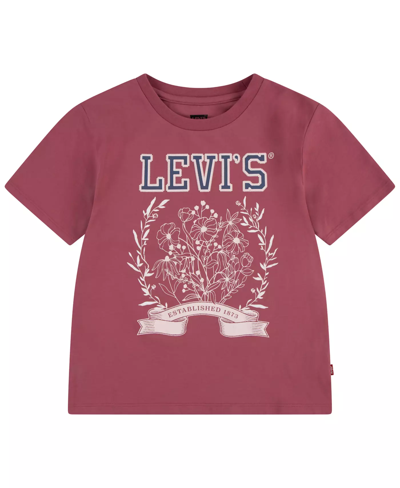 Длинный рукав топа для девочек Levi's Big Girls с футболкой с люверсами