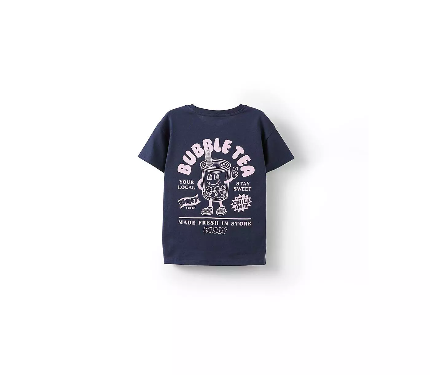 Футболка с короткими рукавами и графическим принтом для маленьких девочек из хлопка/маленького/большого мака