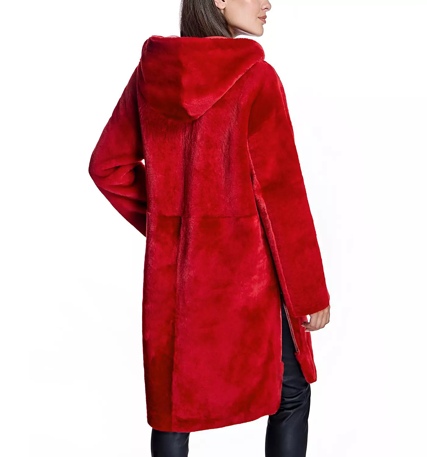 Женская парка из овчины Julia & Stella By Maximilian