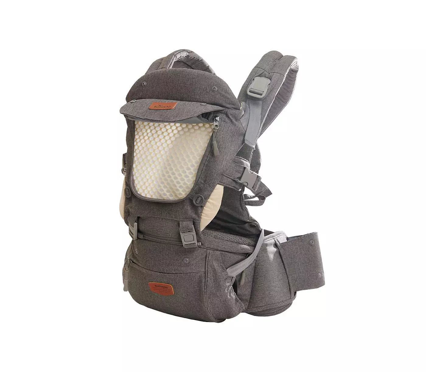 Эргономичное детское автокресло Sunveno 3 в 1 с поясным сиденьем для новорожденных и малышей весом 20 фунтов и старше с большой грузоподъемностью для использования в любое время года