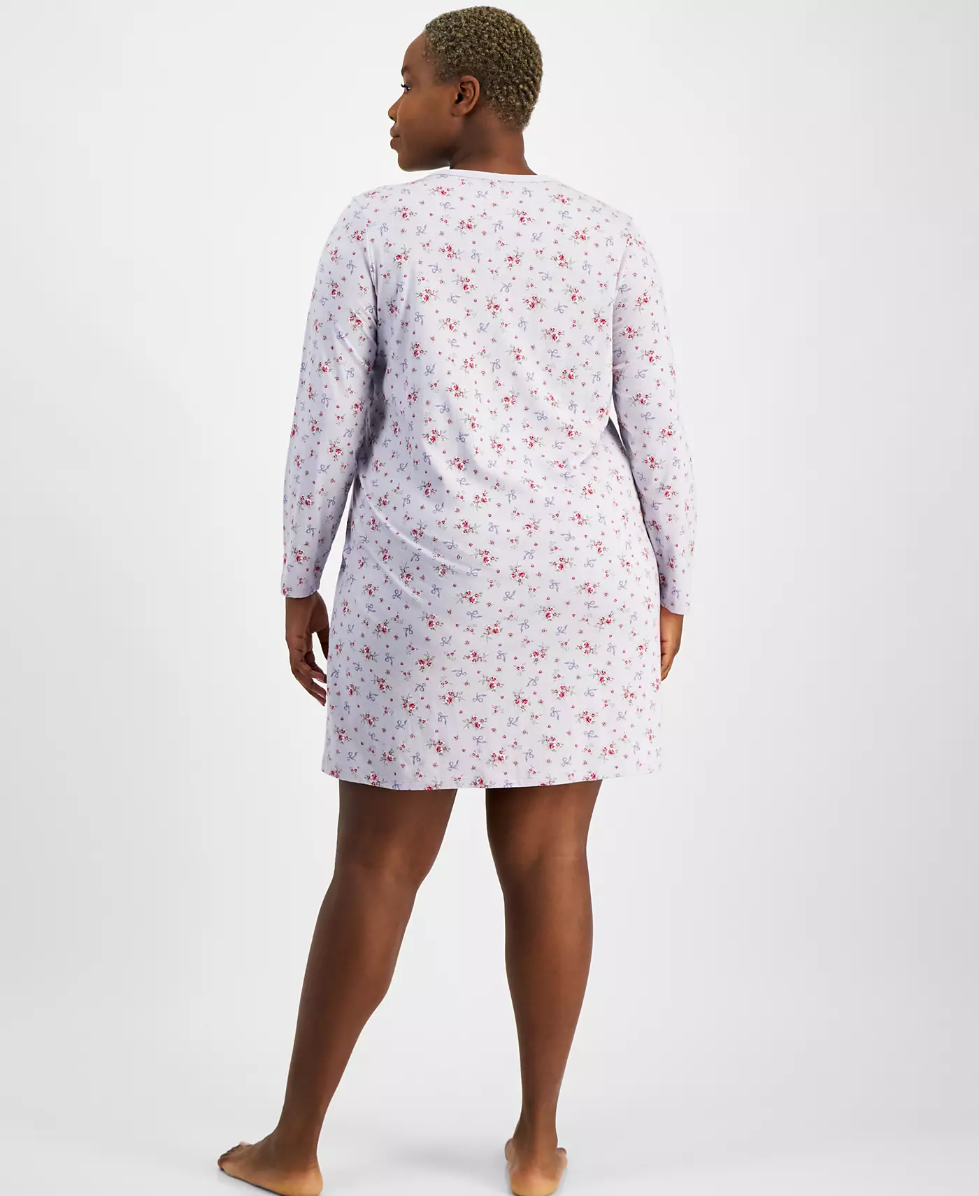 Сорочка для сна Charter Club Plus Size из хлопка Henley