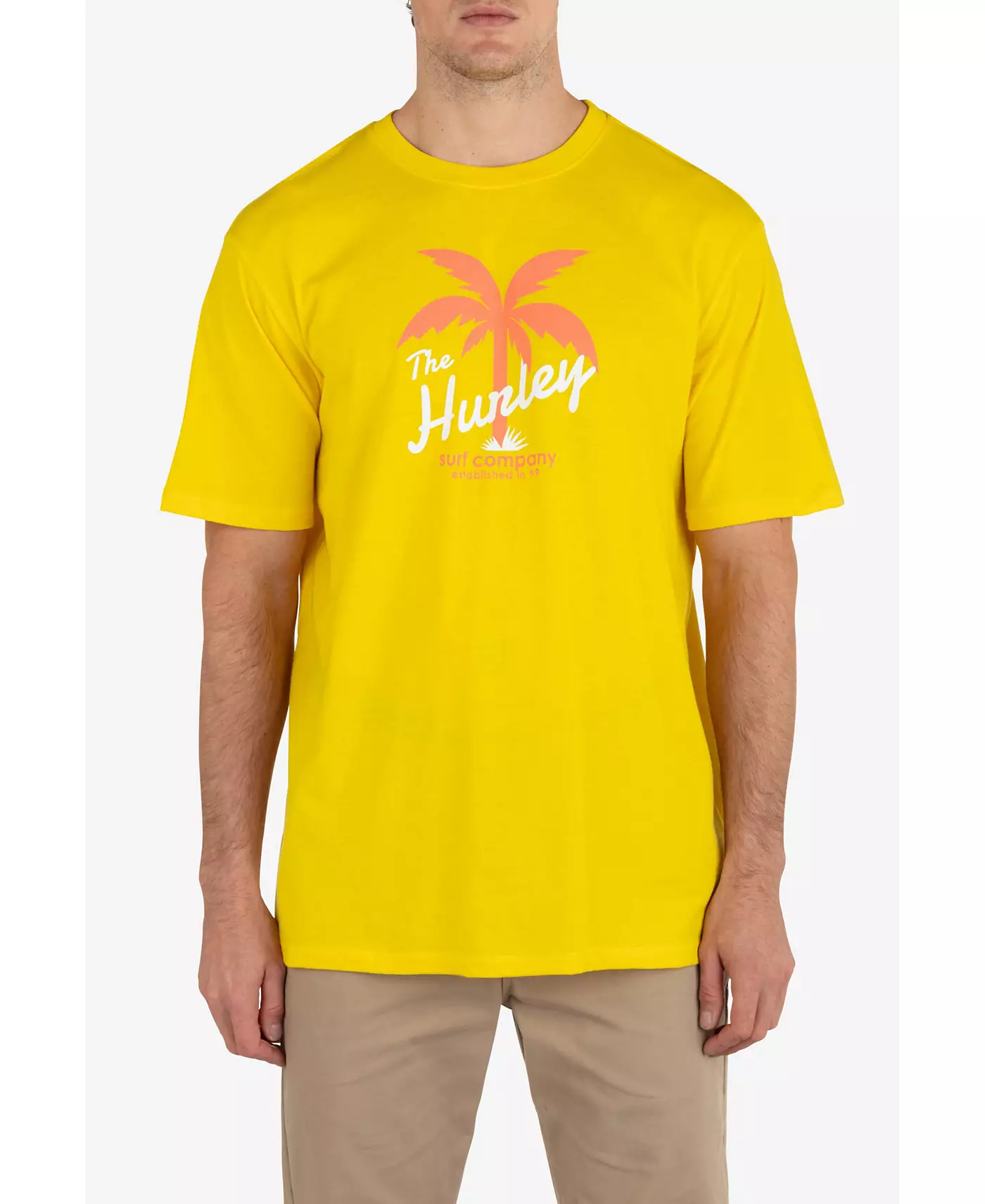 Мужская футболка Hurley Everyday Salt and Lime с коротким рукавом