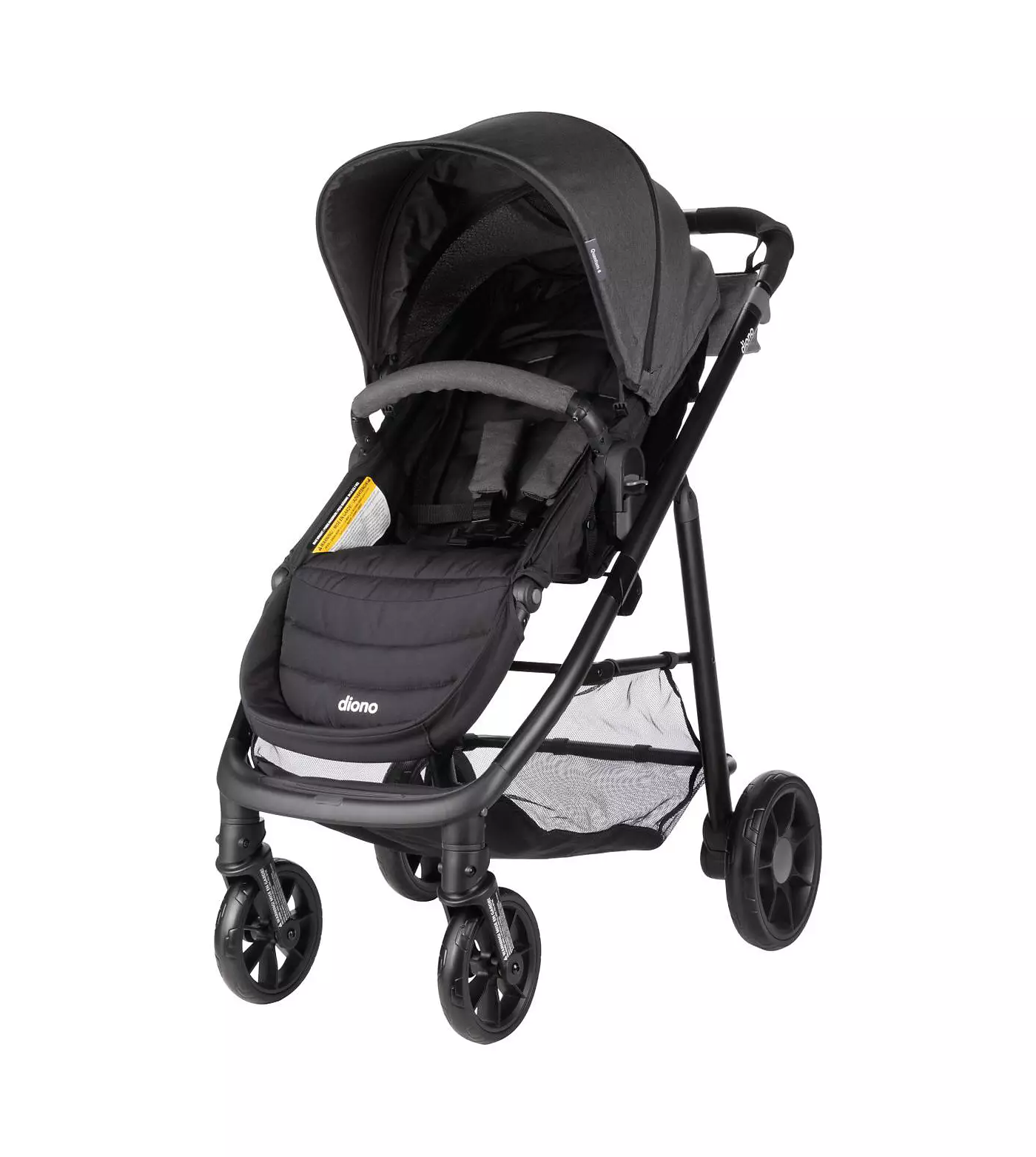 Система для путешествий Diono Quantum 4 3-в-1 с детским автокреслом LiteClik30 R SafePlus и базой, серый сланец