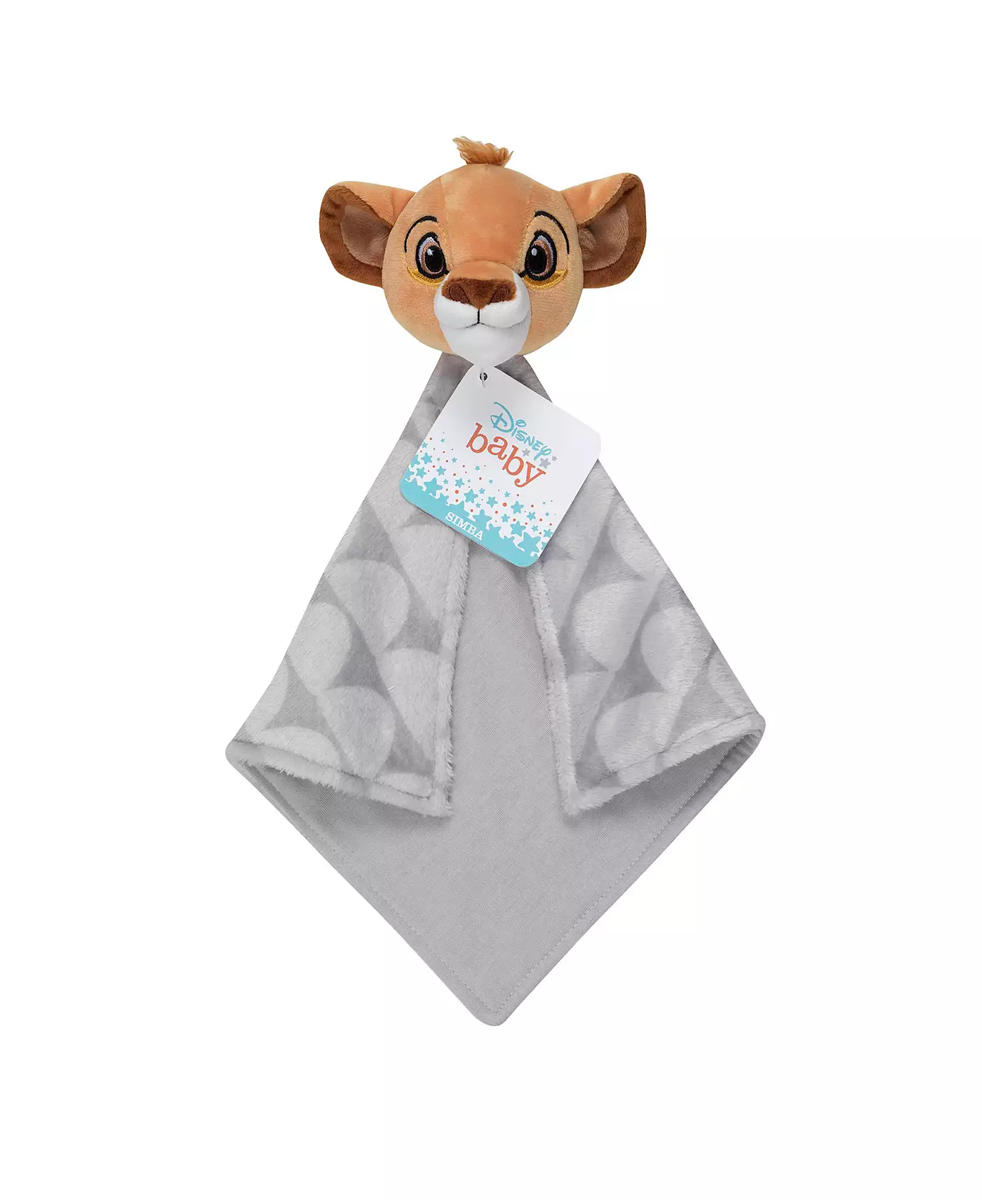 Lambs & Ivy Disney Baby THE LION KING Lovey Grey Plush Security Blanket