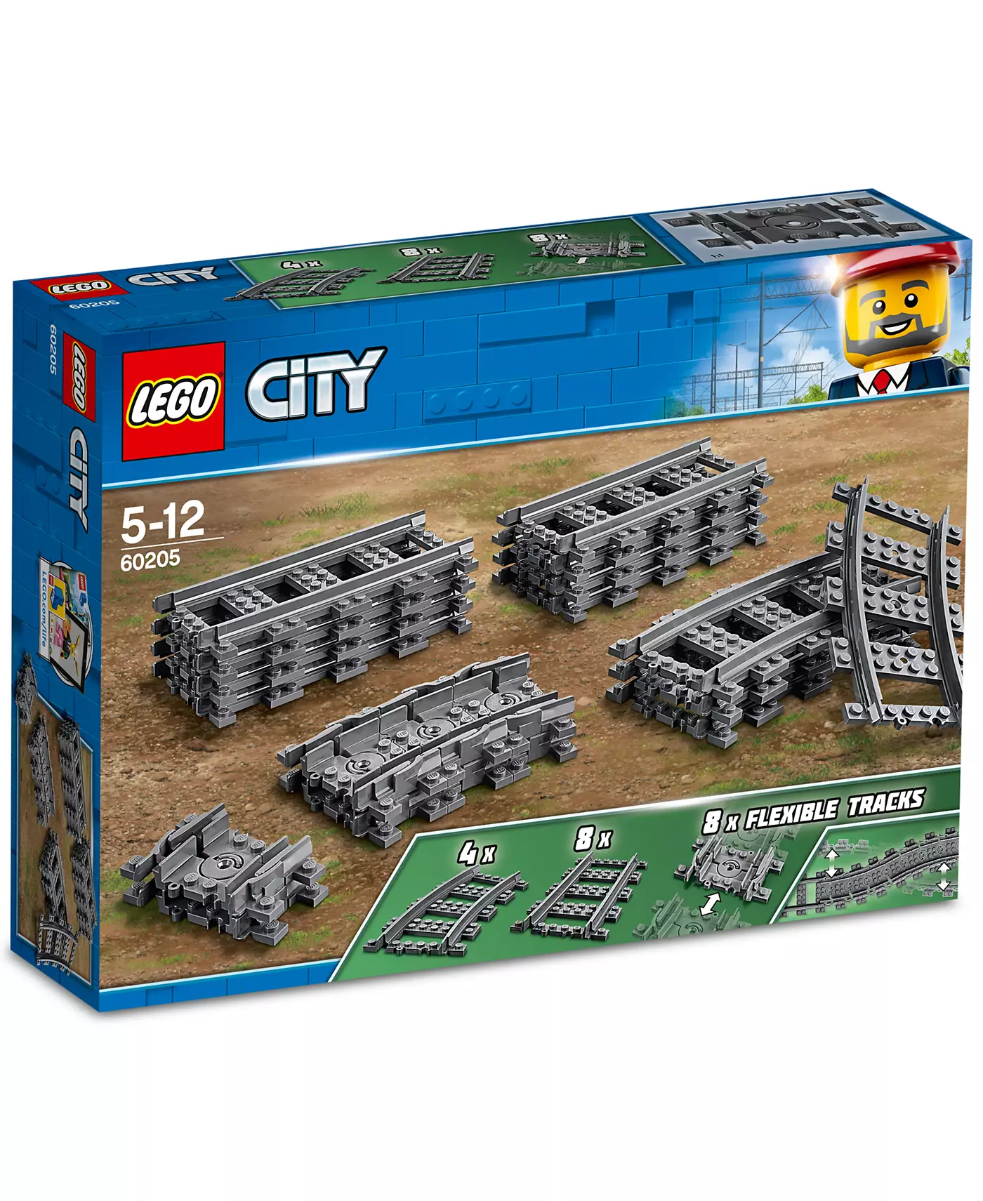 LEGO® City 60205 Треки игрушечный конструктор
