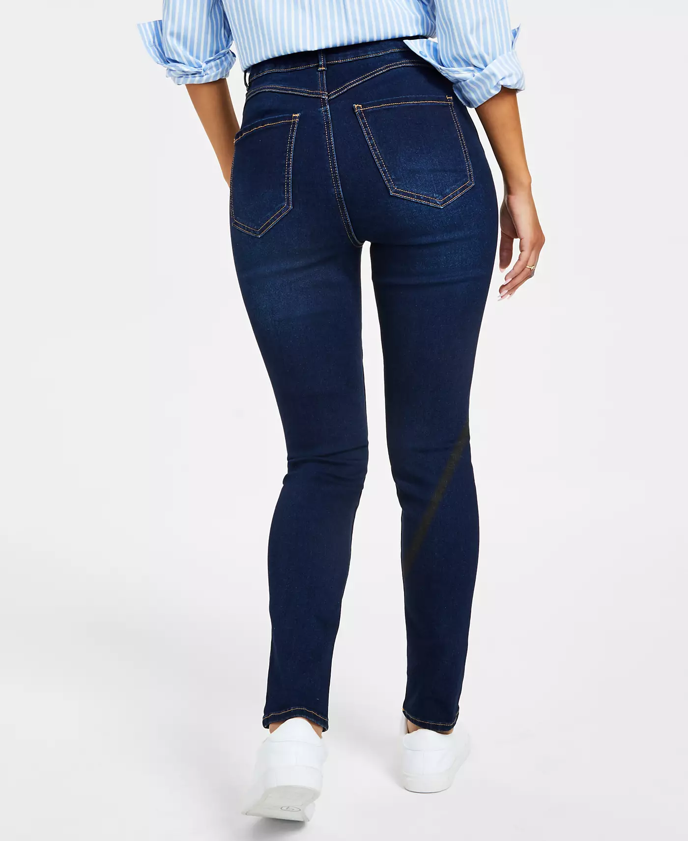 Dollhouse Curvy Узкие джинсы с высокой посадкой и двойной застежкой на пуговицы