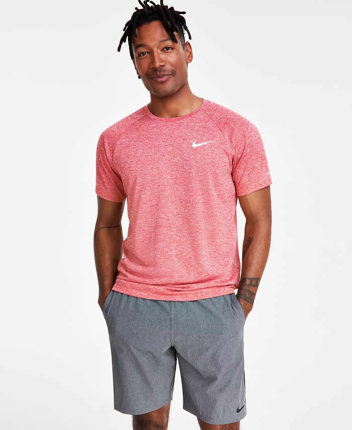 Мужской рашгард Nike Hydroguard Dri-FIT Stretch UPF 40+ Heather