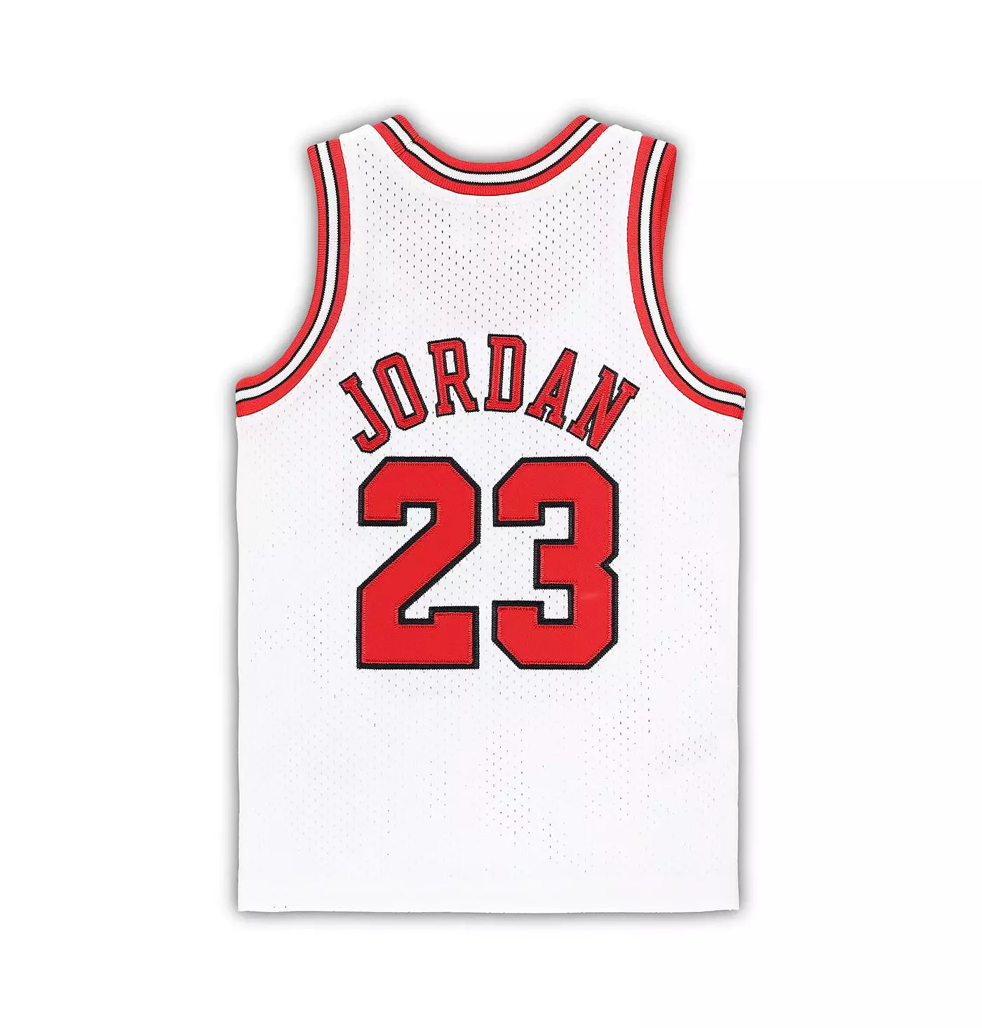 Mitchell & Ness для мальчиков и девочек Майкл Джордан Белый Chicago Bulls 1997/98 Hardwood Classics подлинная майка