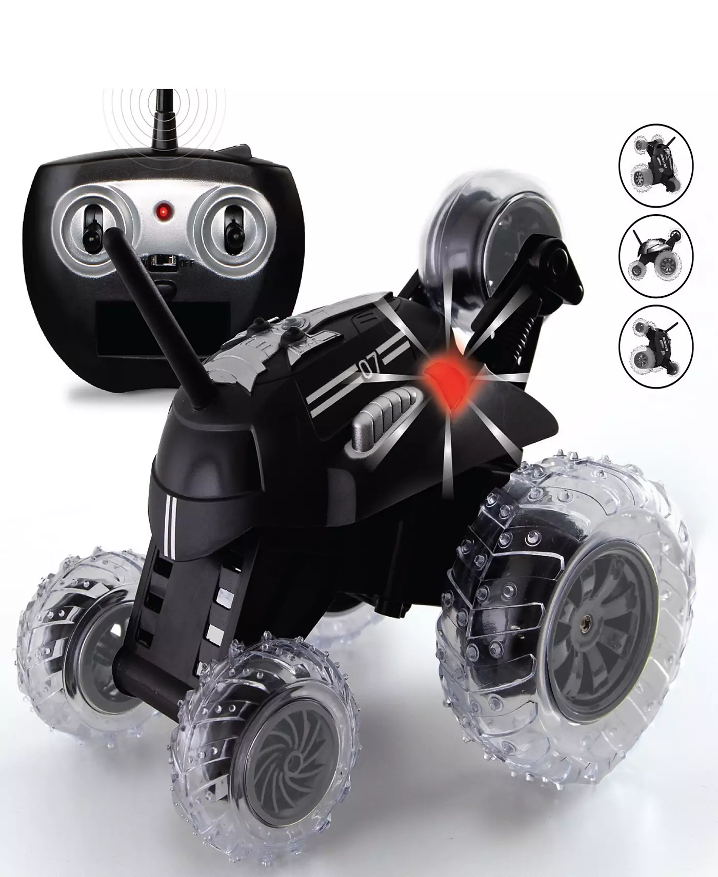 Sharper Image Toy RC Monster Spinning Car