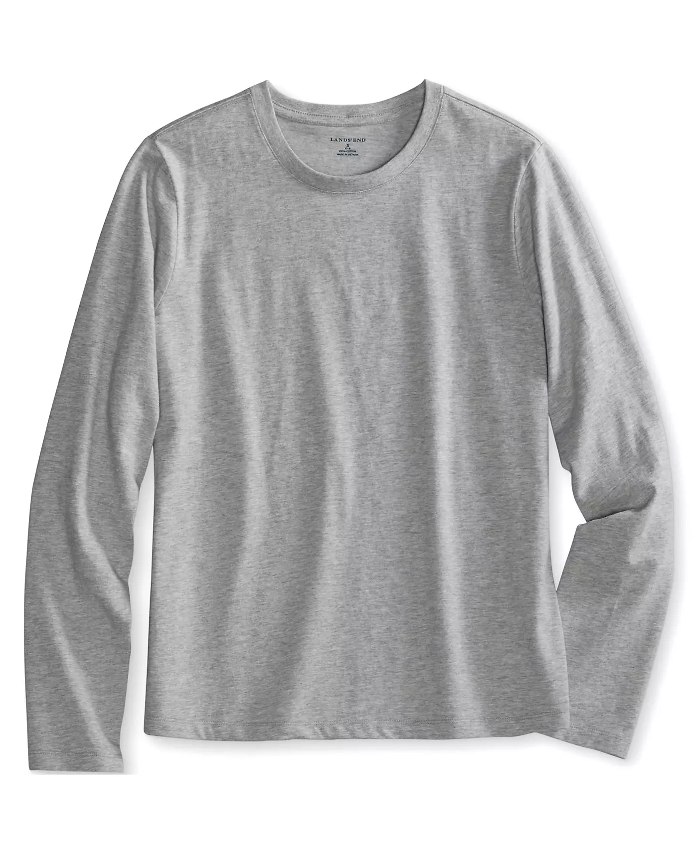 Футболка школьной формы для девочек Lands' End с длинным рукавом Essential