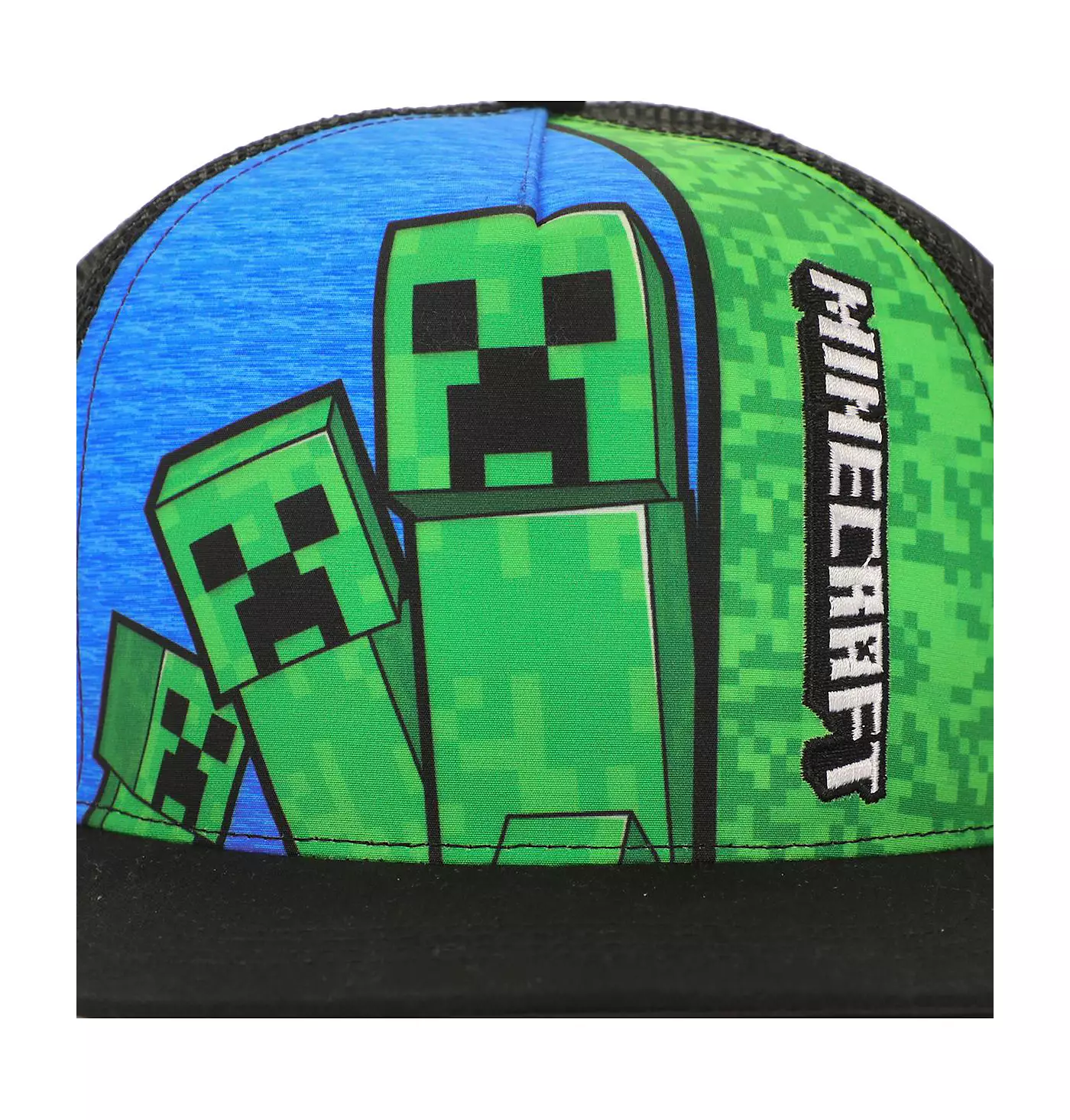 Minecraft Boys Creepers & Logo Youth Trucker Hat