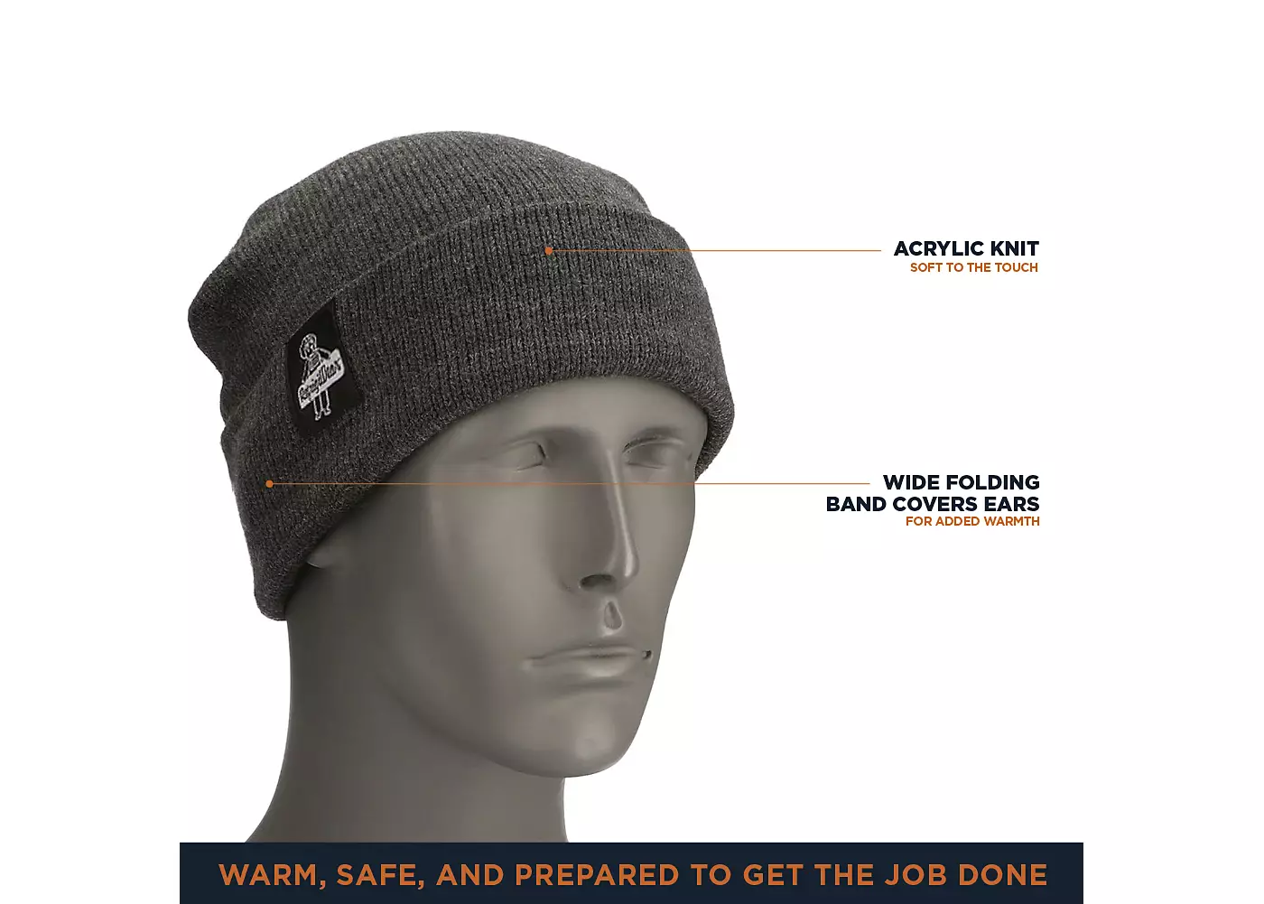 Мужская кепка RefrigiWear Watch - вязаная шапка для холодной погоды