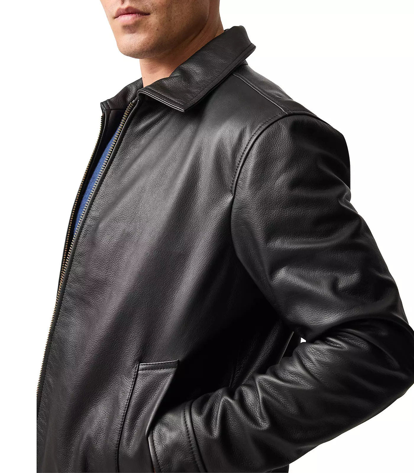 Мужская кожаная куртка Rodd & Gunn Haymarket