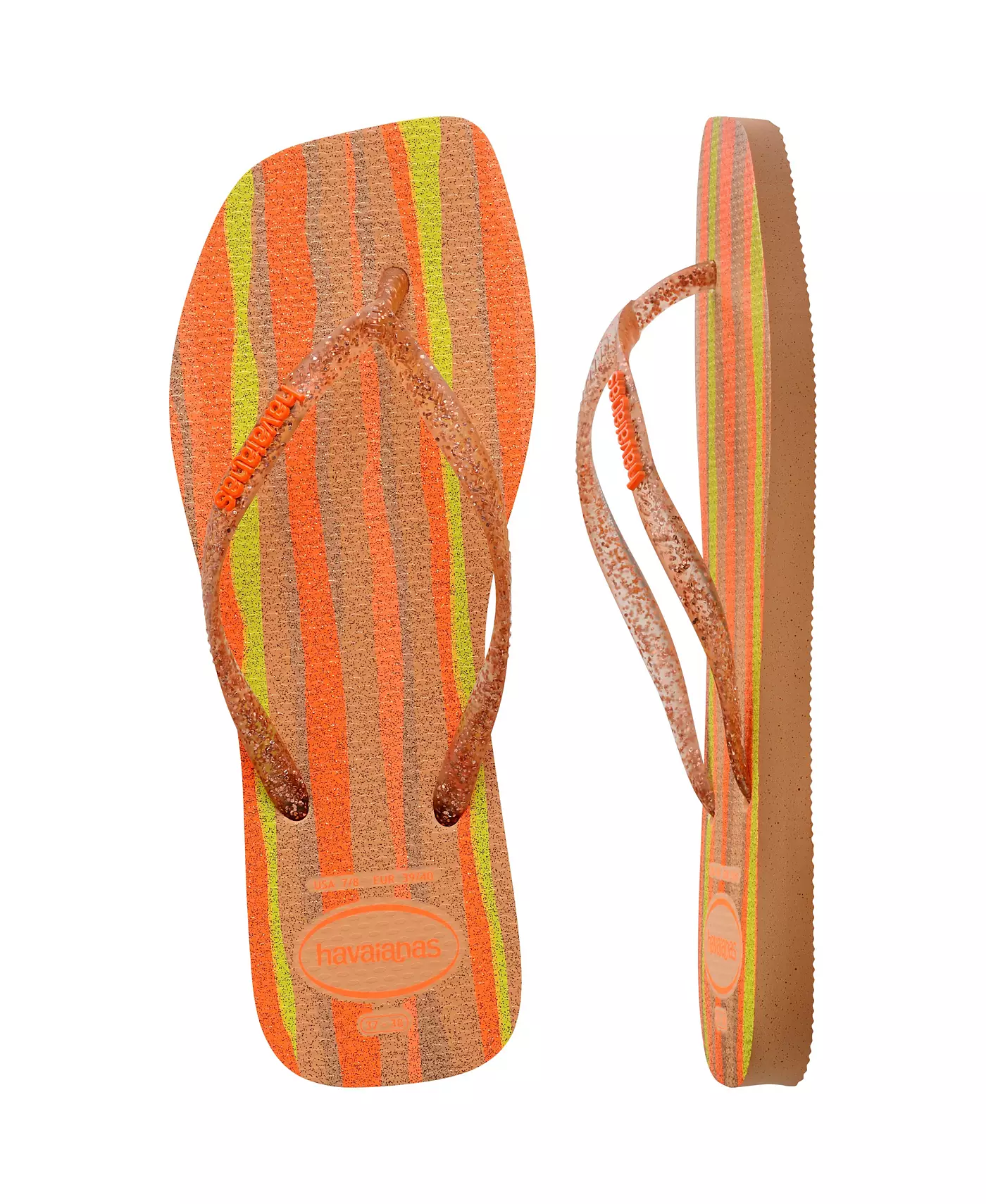 Женские сандалии Havaianas Slim Square Folia Slip On