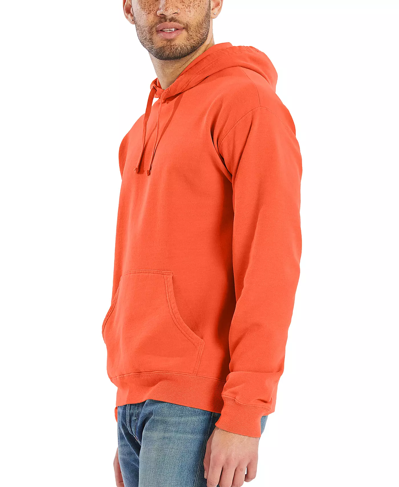 Мужская флисовая толстовка Hanes Garment Dyed