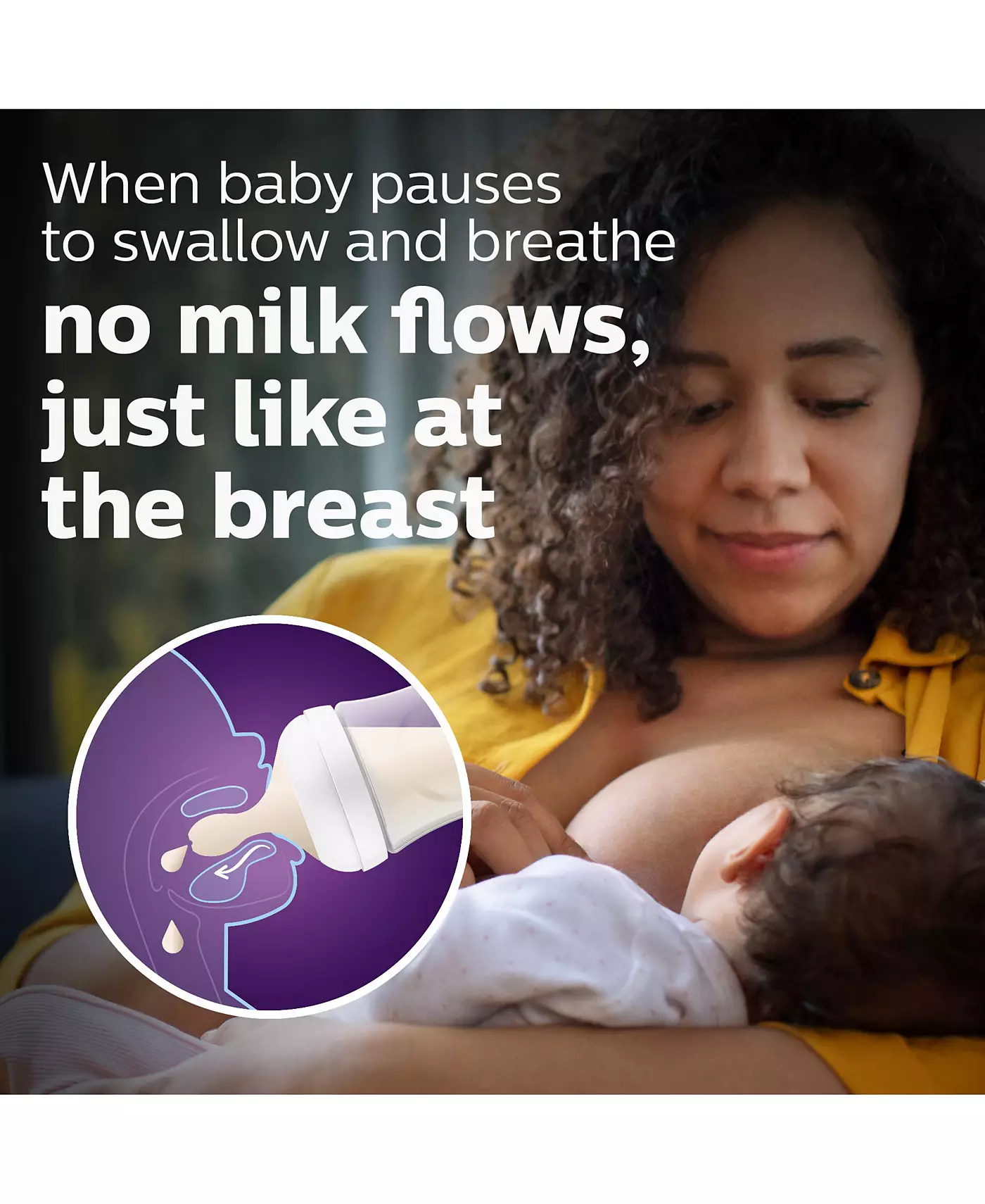 Бутылочка Philips Avent Natural Baby с соской Natural Response, прозрачная, 9 унций, 4 шт.