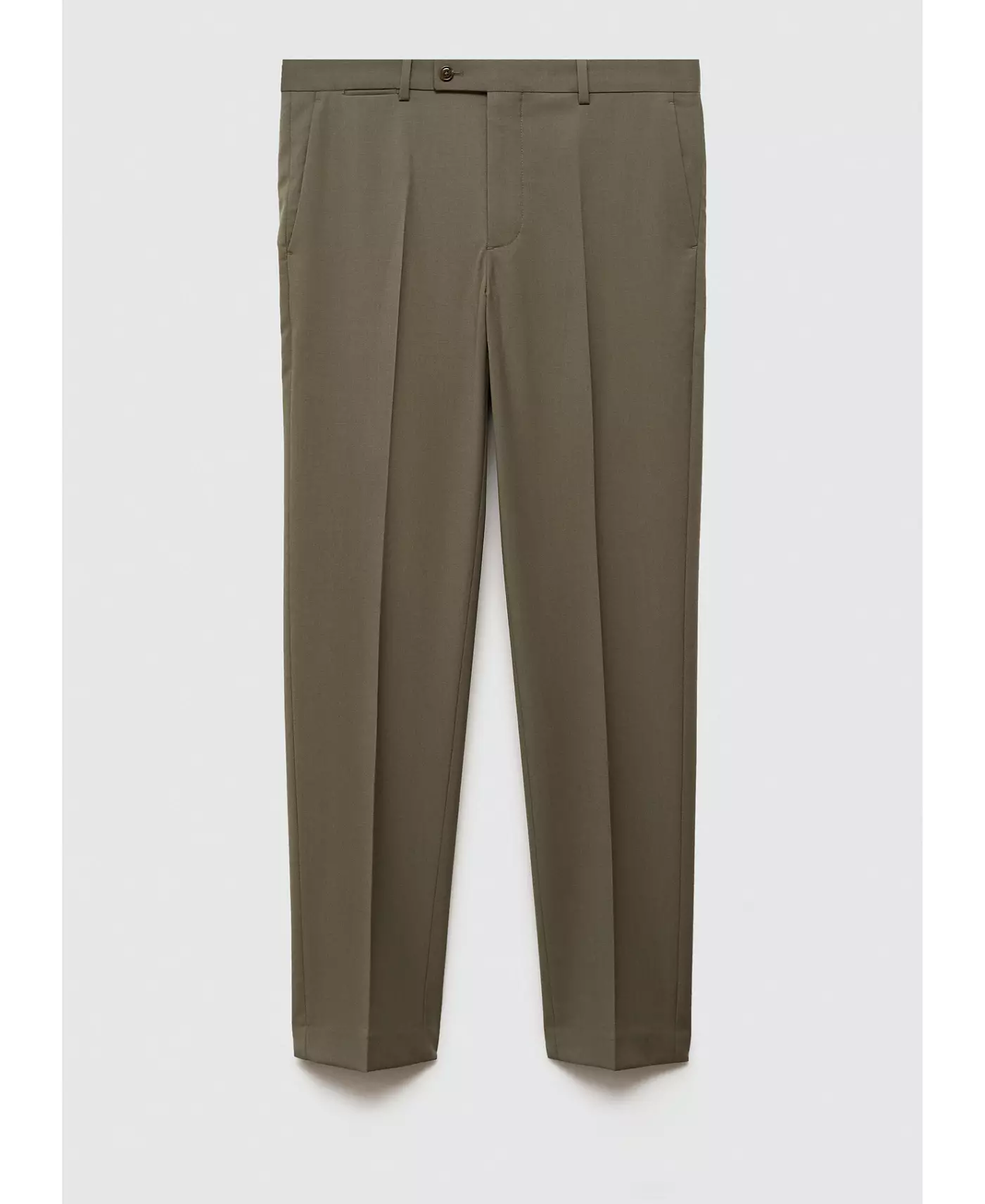 Мужские брюки из натуральной шерсти MANGO