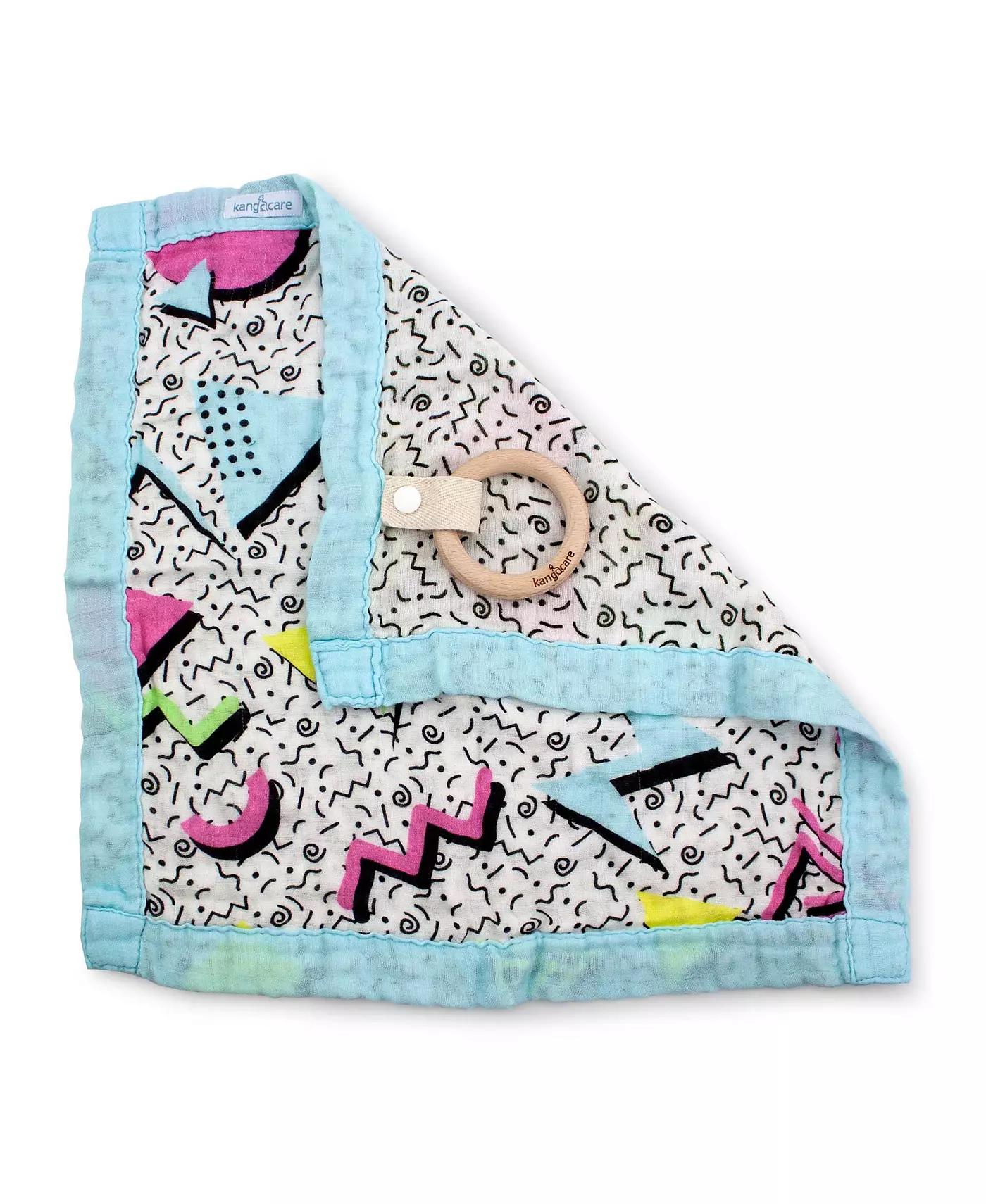 Kanga Care Baby Boys Двустороннее одеяло для прорезывания зубов Lovey