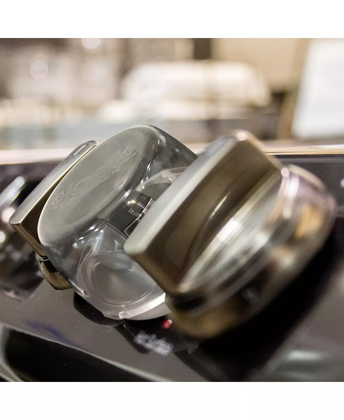 Крышки для ручек детской плиты Jool Baby, универсальный дизайн, сверхпрозрачные, безопасные (5 шт. в упаковке)