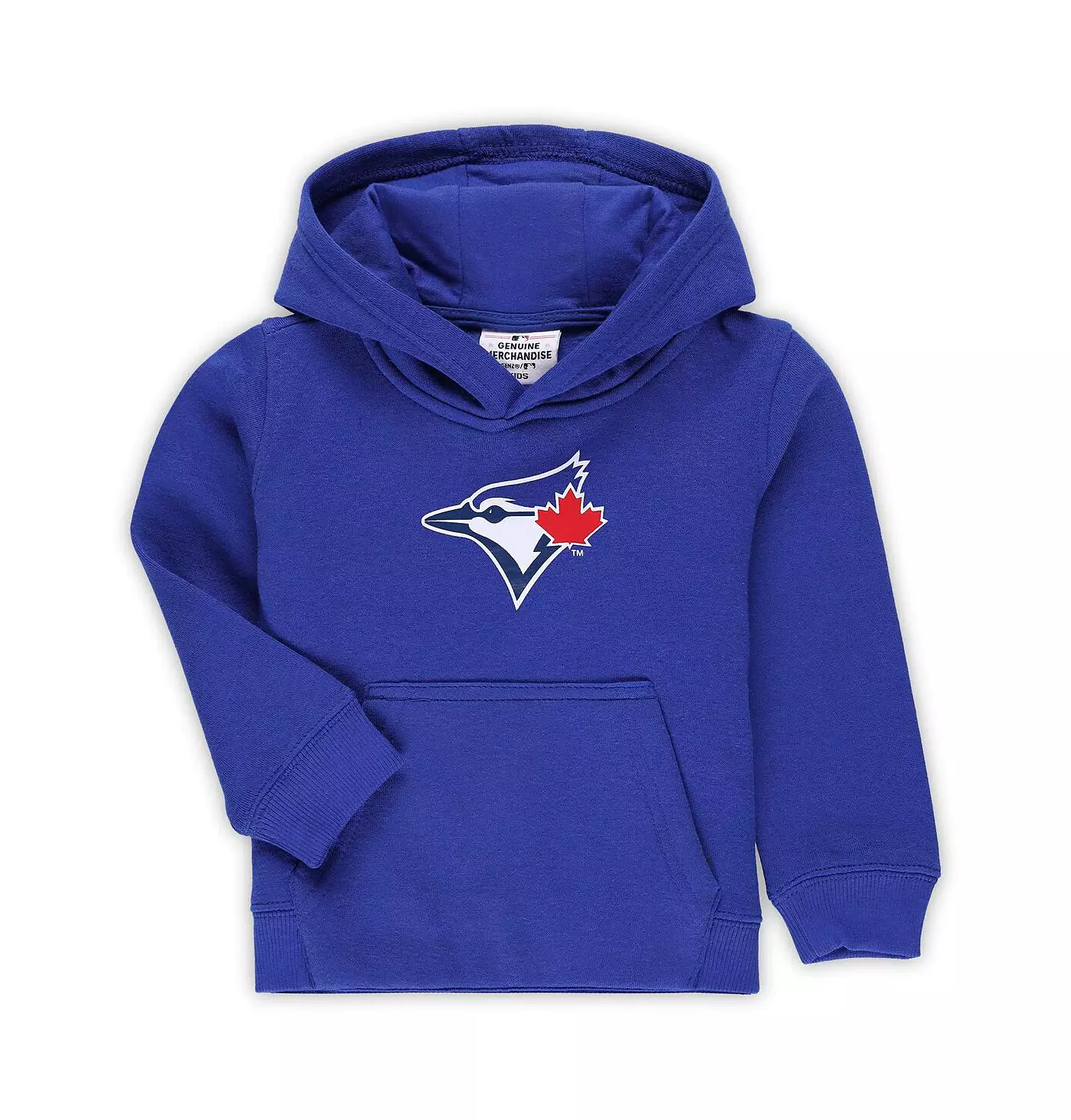 Outerstuff Малыши Мальчики и Девочки Royal Toronto Blue Jays Team Primary Logo Флисовый пуловер с капюшоном