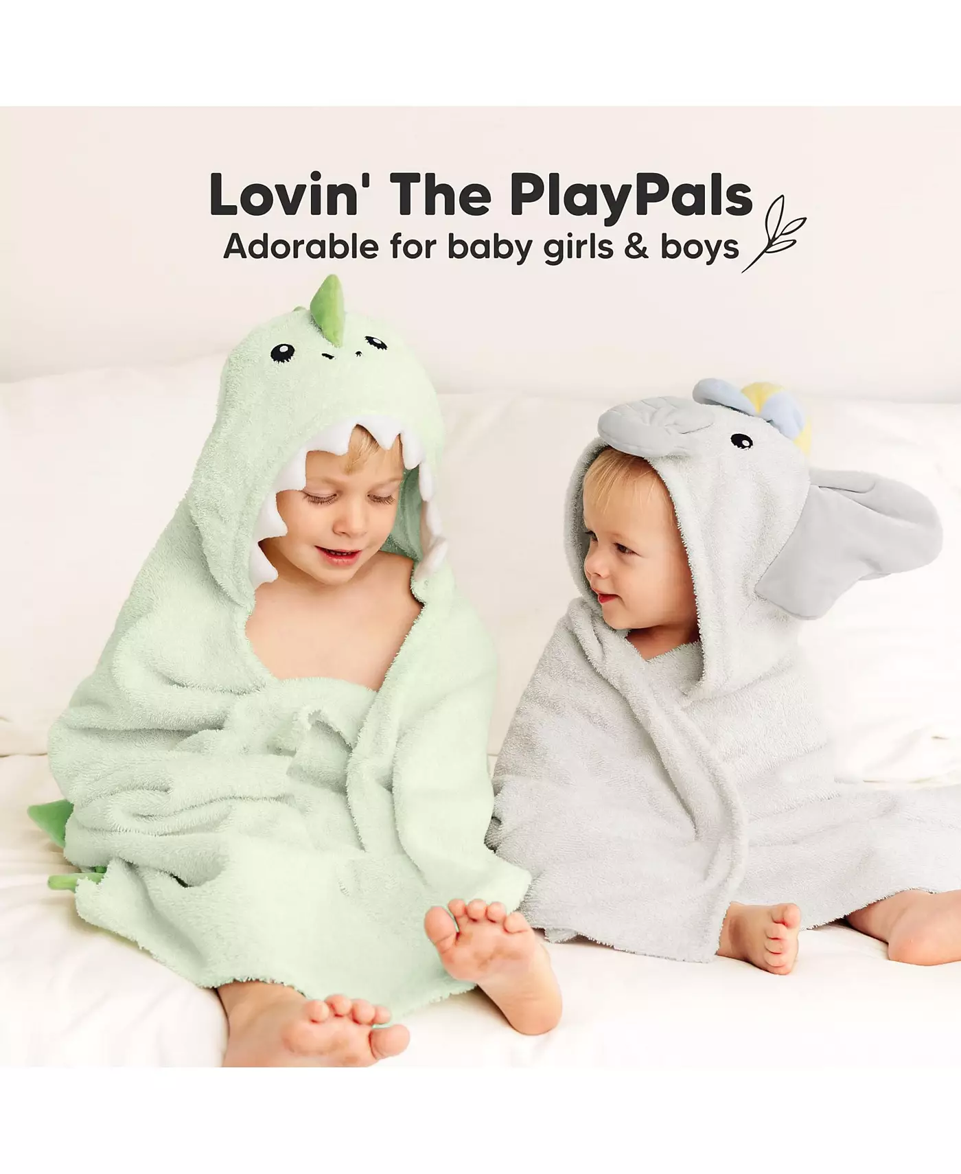 Детские полотенца KeaBabies PlayPals с капюшоном для девочек и мальчиков, 100% органический мягкий хлопок, банные полотенца с капюшоном для новорожденных и детей