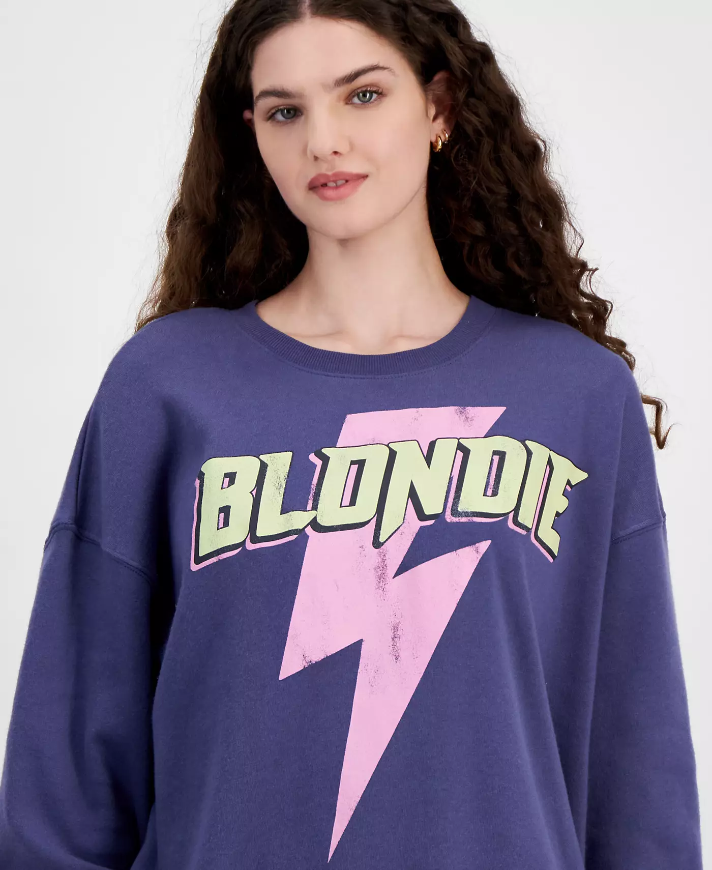 Grayson Threads, толстовка The Label Juniors' Blondie Crewneck