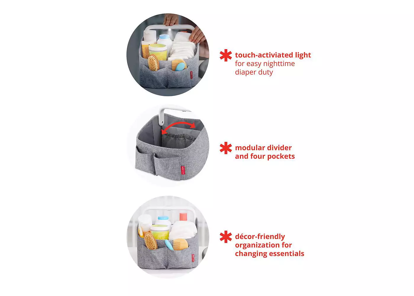 Подгузник Skip Hop Nursery Style со светящейся крышкой