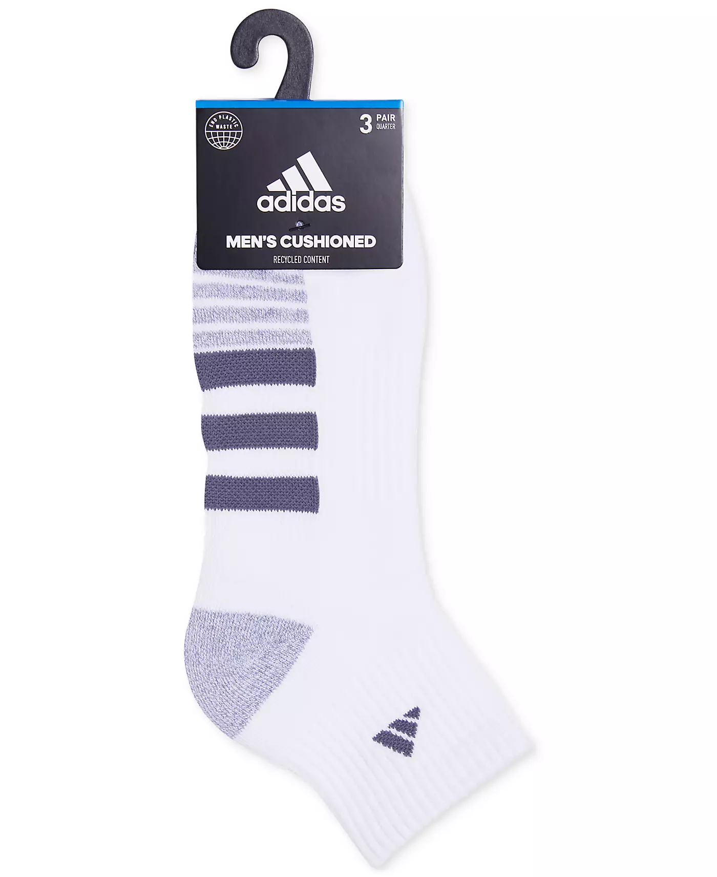 Мужские носки adidas 3-pk. Мягкие носки Quarter Logo