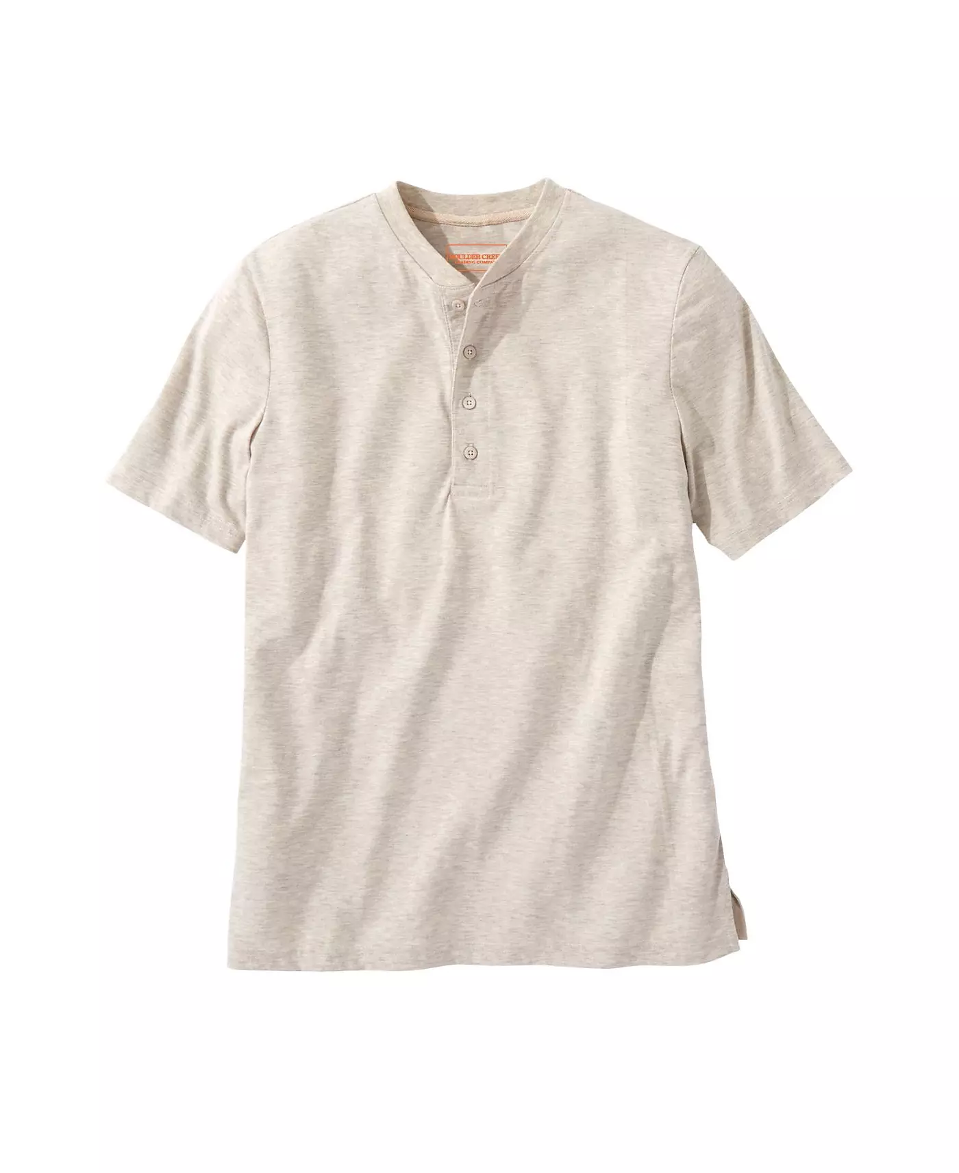 Рубашка-хенли с короткими рукавами Boulder Creek Big & Tall by KingSize Heavyweight