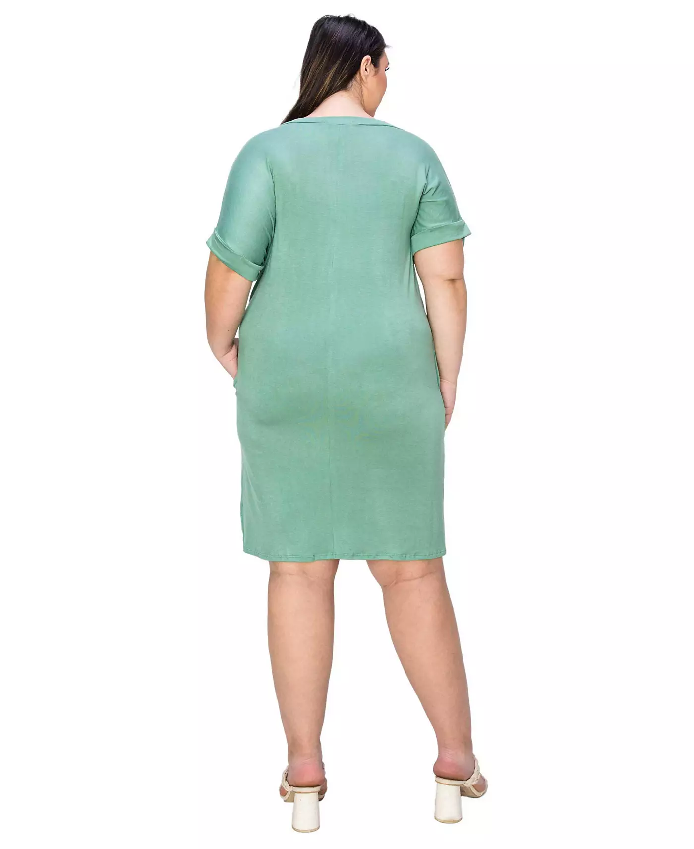 LIVD Плюс Размер Mia Повседневное Футболка Платье