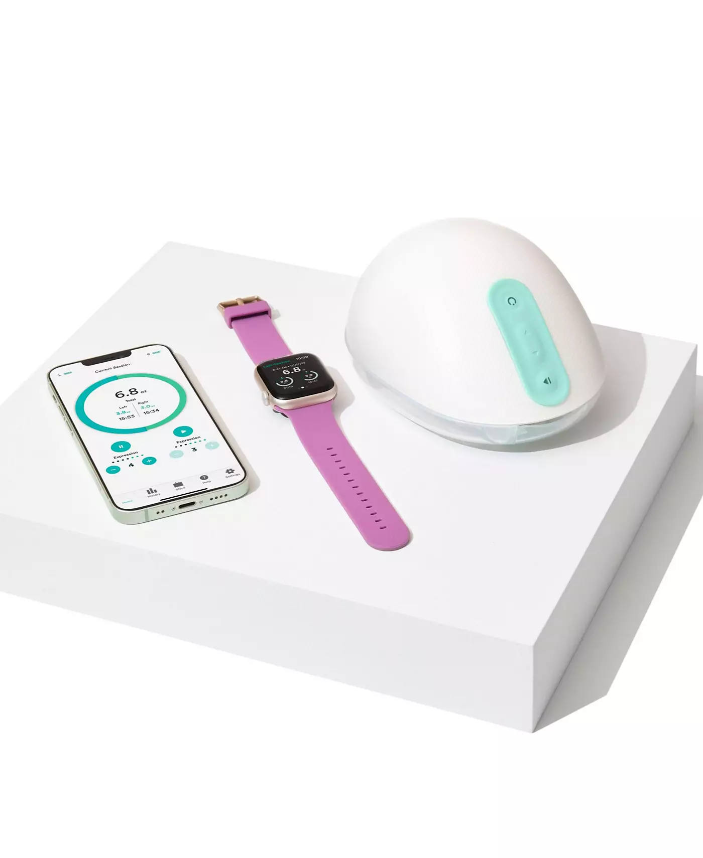 Willow Baby: носимый двойной электрический молокоотсос 3.0 - 24 мм