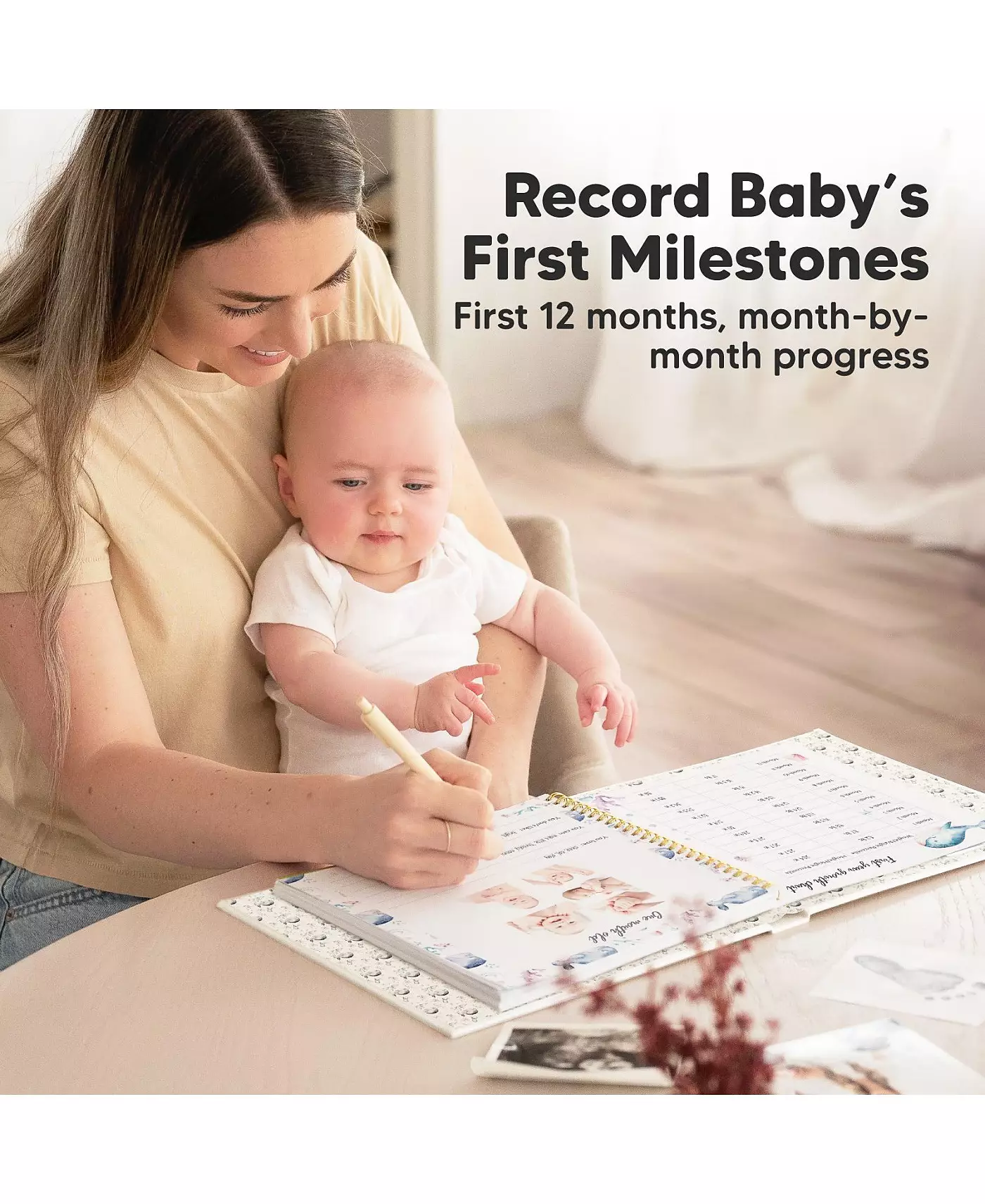 KeaBabies Craft Baby Memory Book, детские книги для первых 5 лет, 90 страниц, памятный дневник для девочек и мальчиков