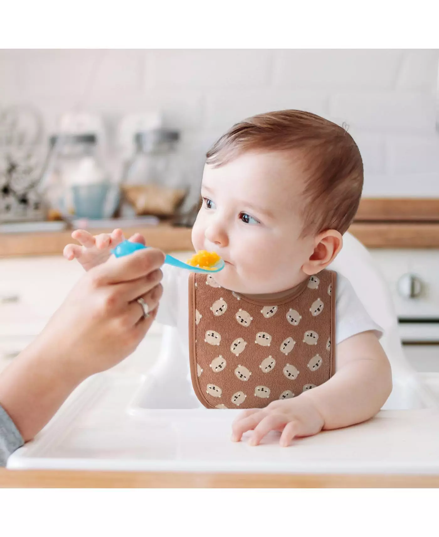 Мягкий махровый нагрудник для малышей Peanutshell, набор из 10 штук, кормление, прорезывание зубов, слюнотечение