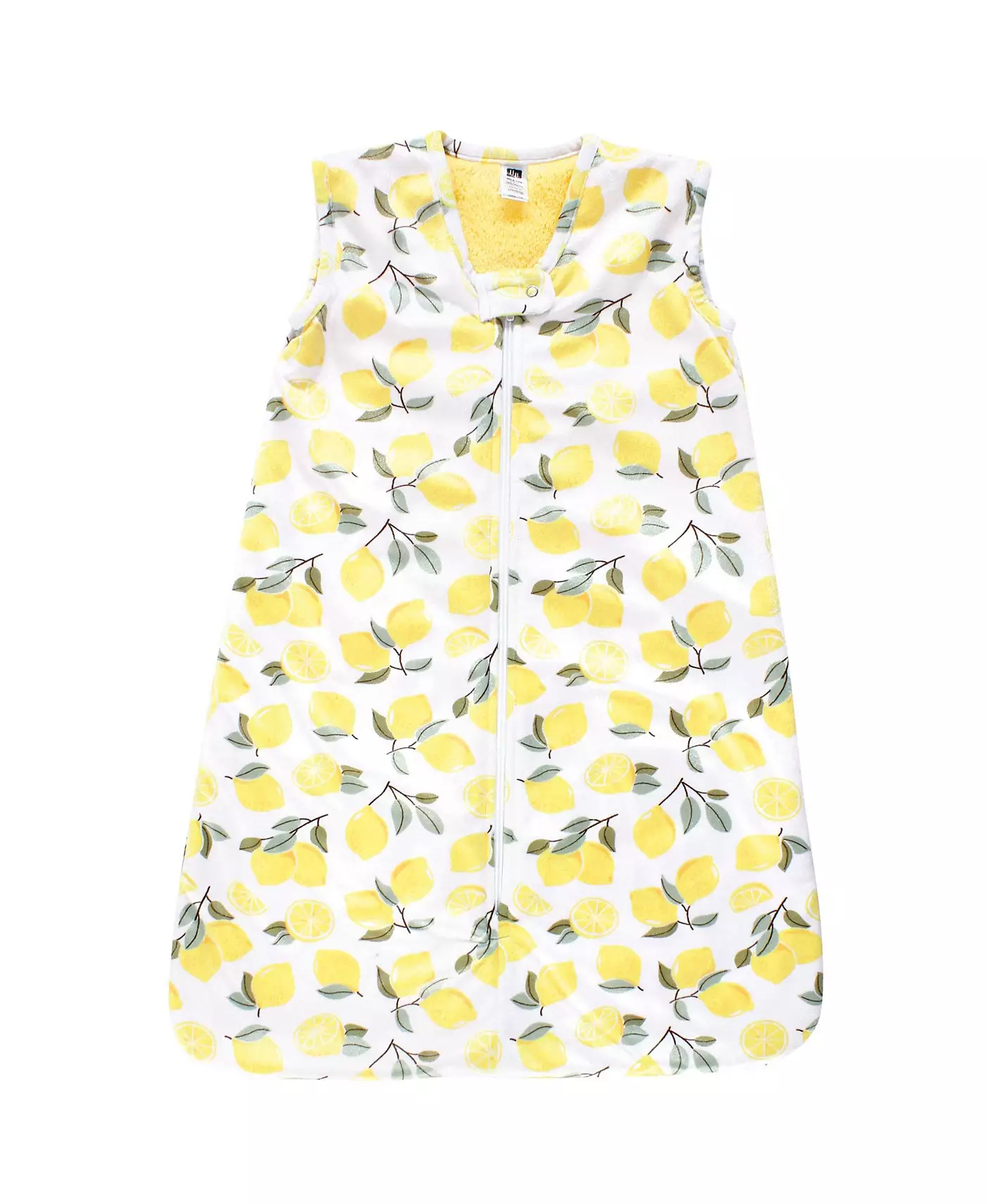 Hudson Baby Baby Girls Hudson Plush Faux Fur Sleeping Bag, Wearable Blanket, Lemon, 0-6 Months