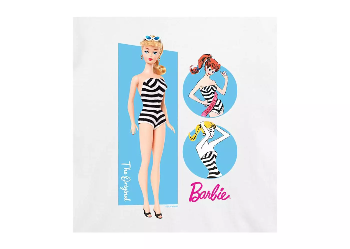 Гибридная одежда Trendy Juniors Barbie Classic укороченная футболка