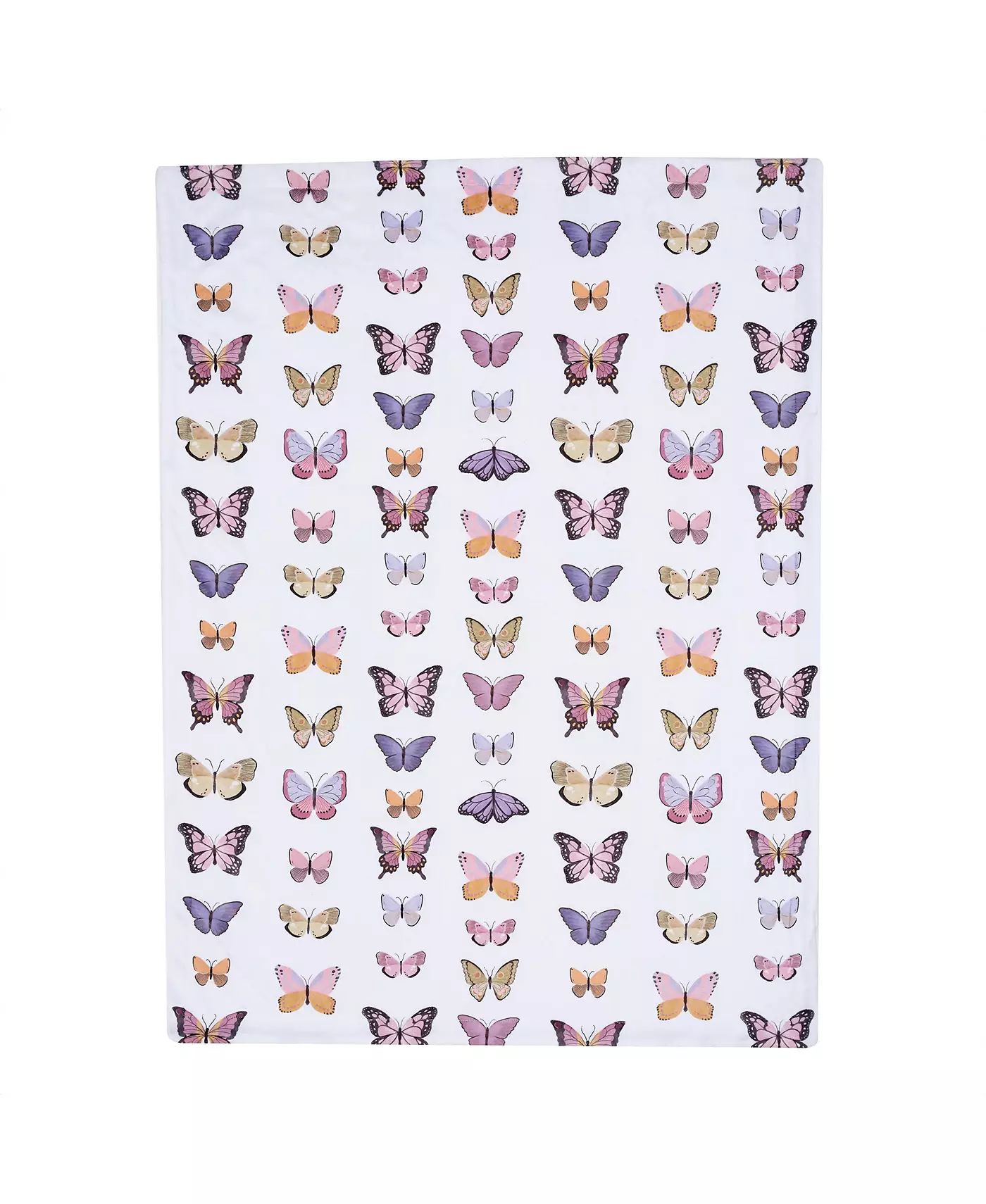 Ультрамягкое детское одеяло из флиса/искусственной овчины Lambs & Ivy Butterfly Dreams