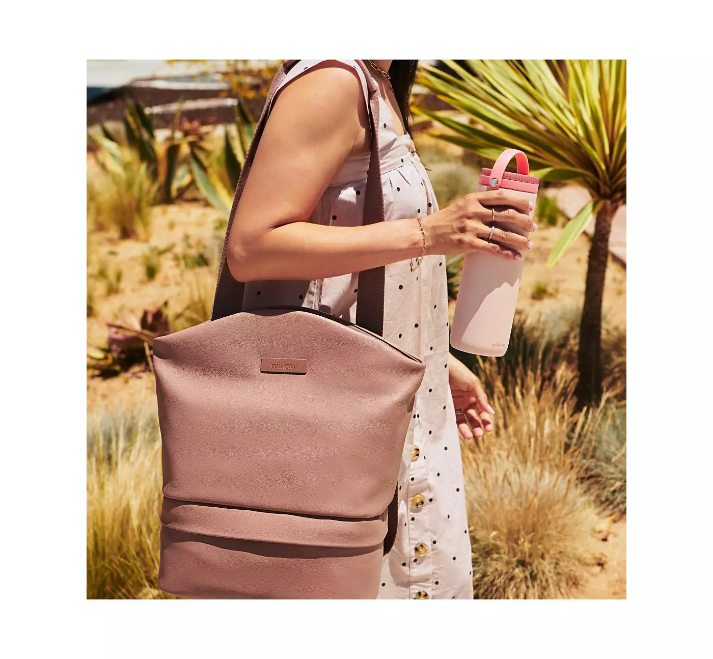 Переносной охладитель молока Willow, розовый