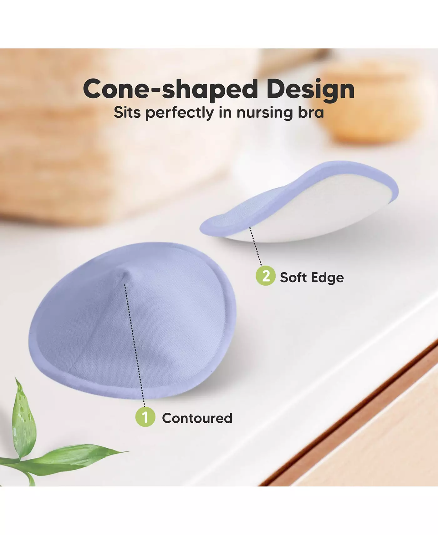 KeaBabies Maternity 14 упаковок органических прокладок для груди, моющиеся прокладки для груди + мешок для стирки, многоразовые прокладки для сосков