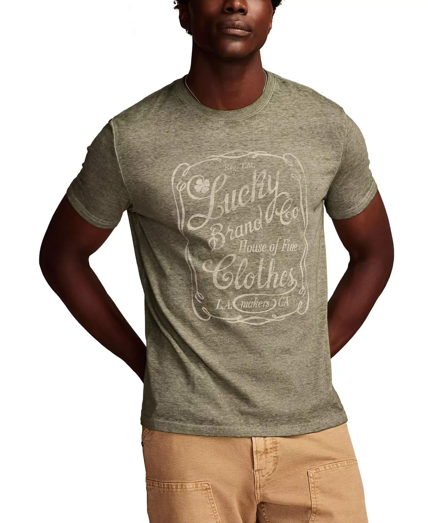 Мужская рубашка Lucky Brand Lucky Label