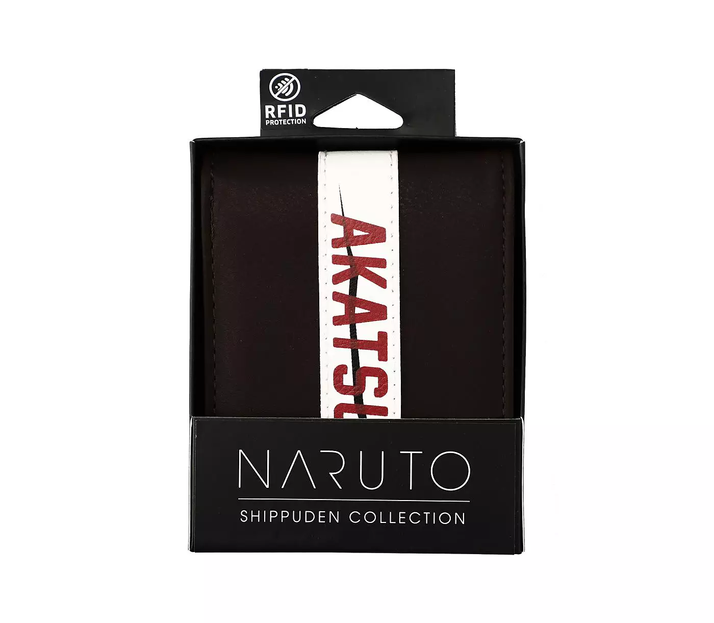 Мужской кошелек Naruto Akatsuki из нейлона и полиуретана с аппликацией из искусственной кожи